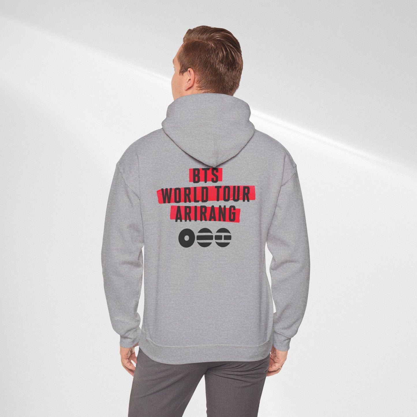 BTS World Tour "ARRIANG" Hoodie — Minimal Logo Tour Pullover