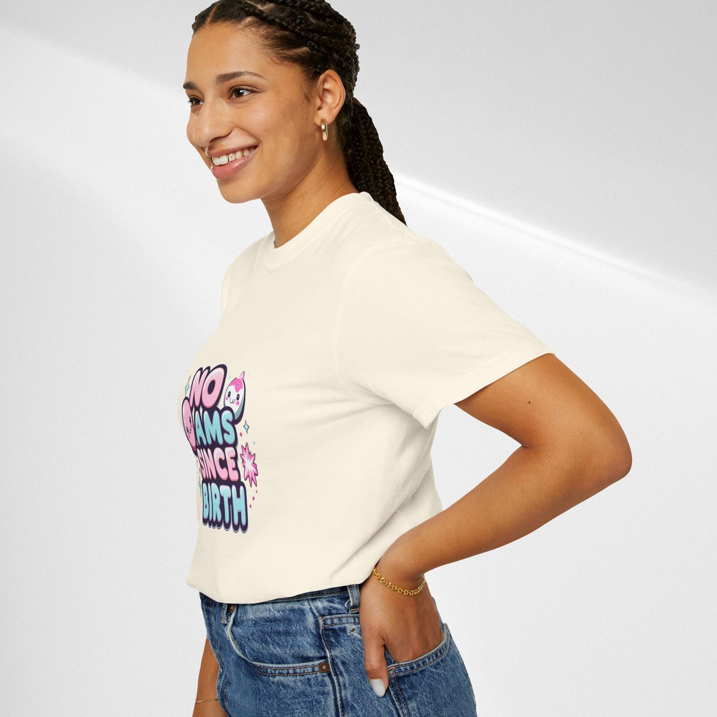No JAMs Since Birth T-Shirt — Cute Kawaii 'No JAMs Since Birth' Graphic Tee