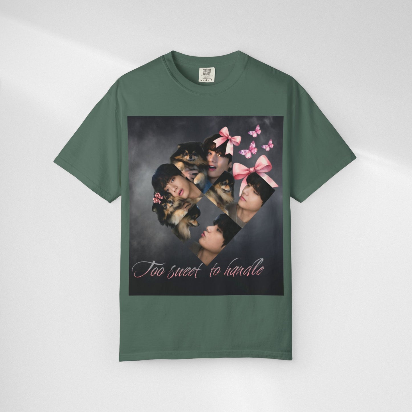 V Too Sweet to Handle T-Shirt — Cute Vintage Photo Collage Tee