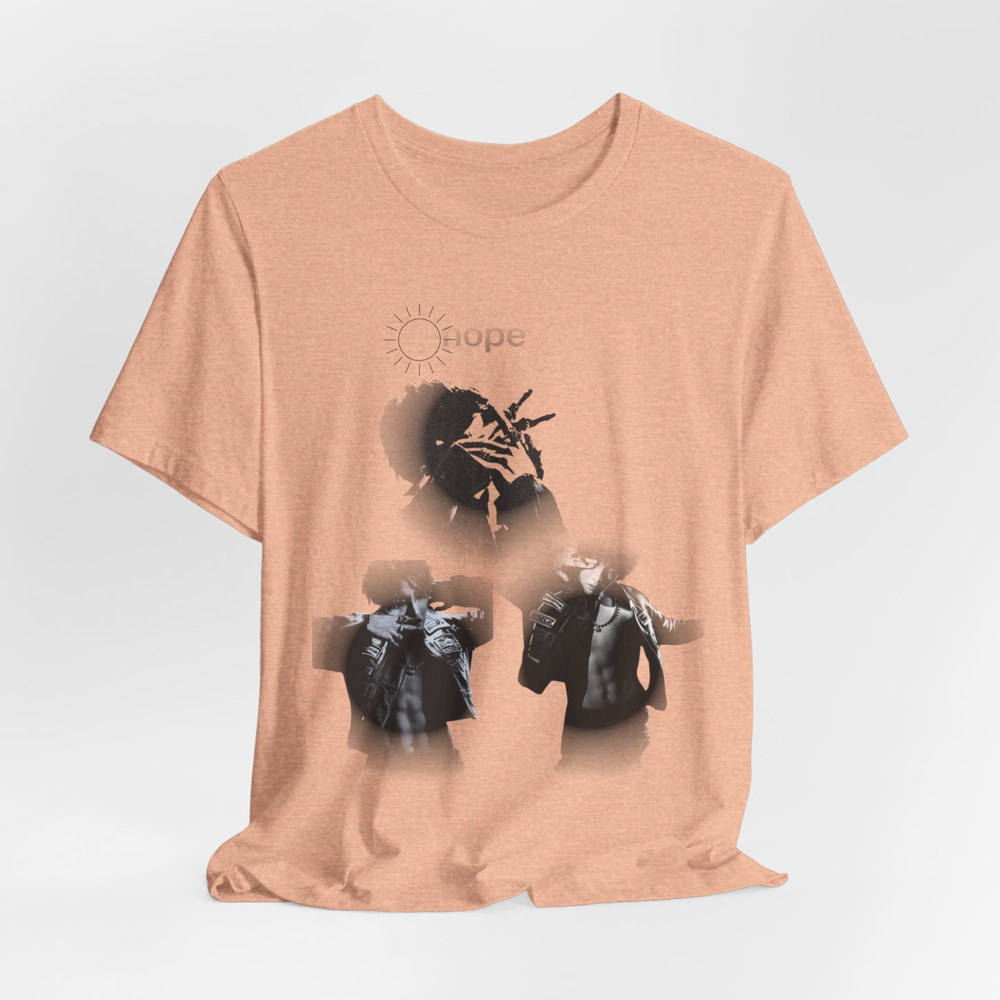 J hope Graphic Tee — Moody Monochrome Portraits