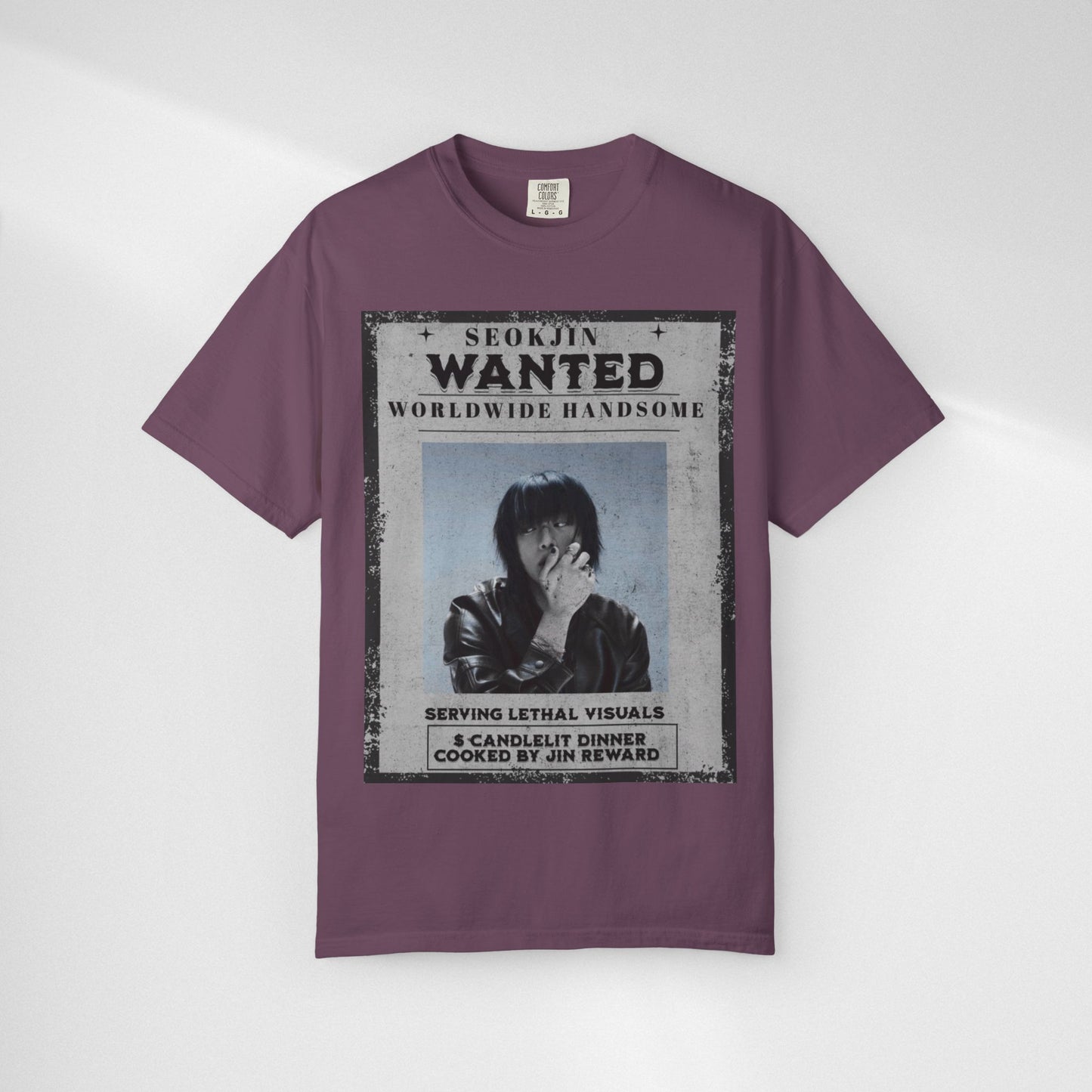 Seokjin "Wanted: Worldwide Handsome" Graphic T-Shirt