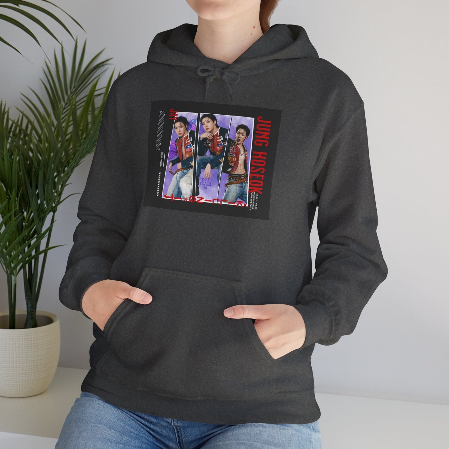 JHOPE Retro Band Photo Hoodie — Vintage Concert Graphic Pullover