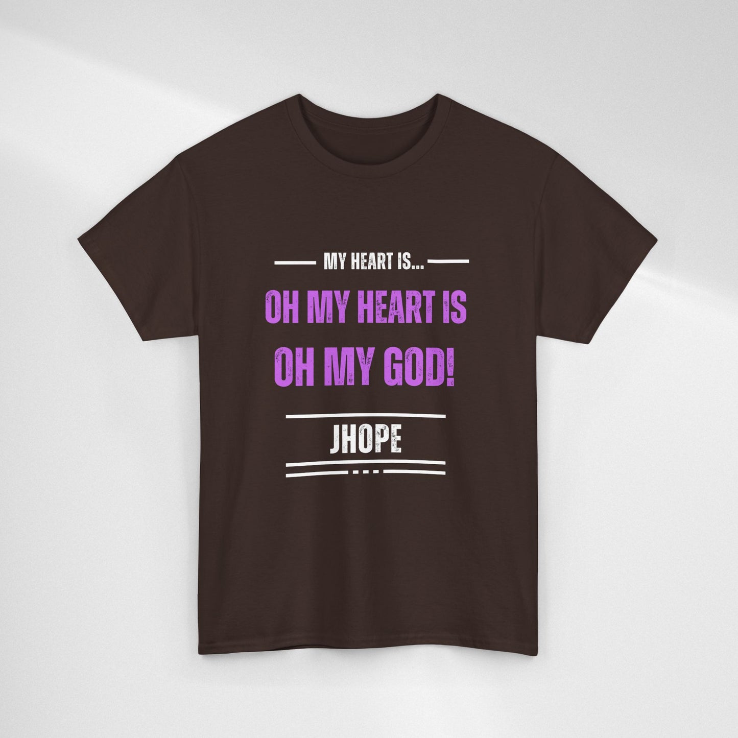Graphic Tee — "Oh My Heart Is Oh My God!" J-Hope Fan Shirt
