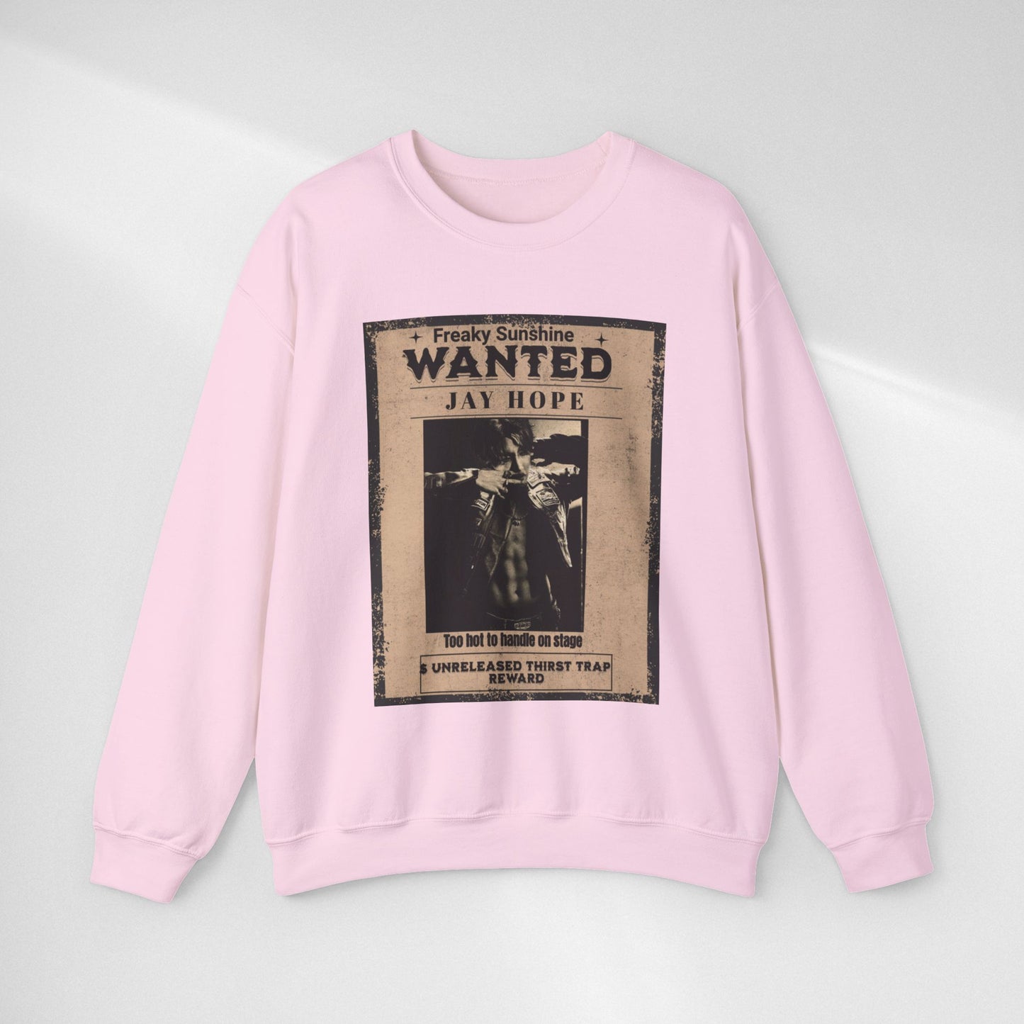 Wanted 'Jay Hope' Vintage Poster Sweatshirt – Retro Western Graphic Crewneck