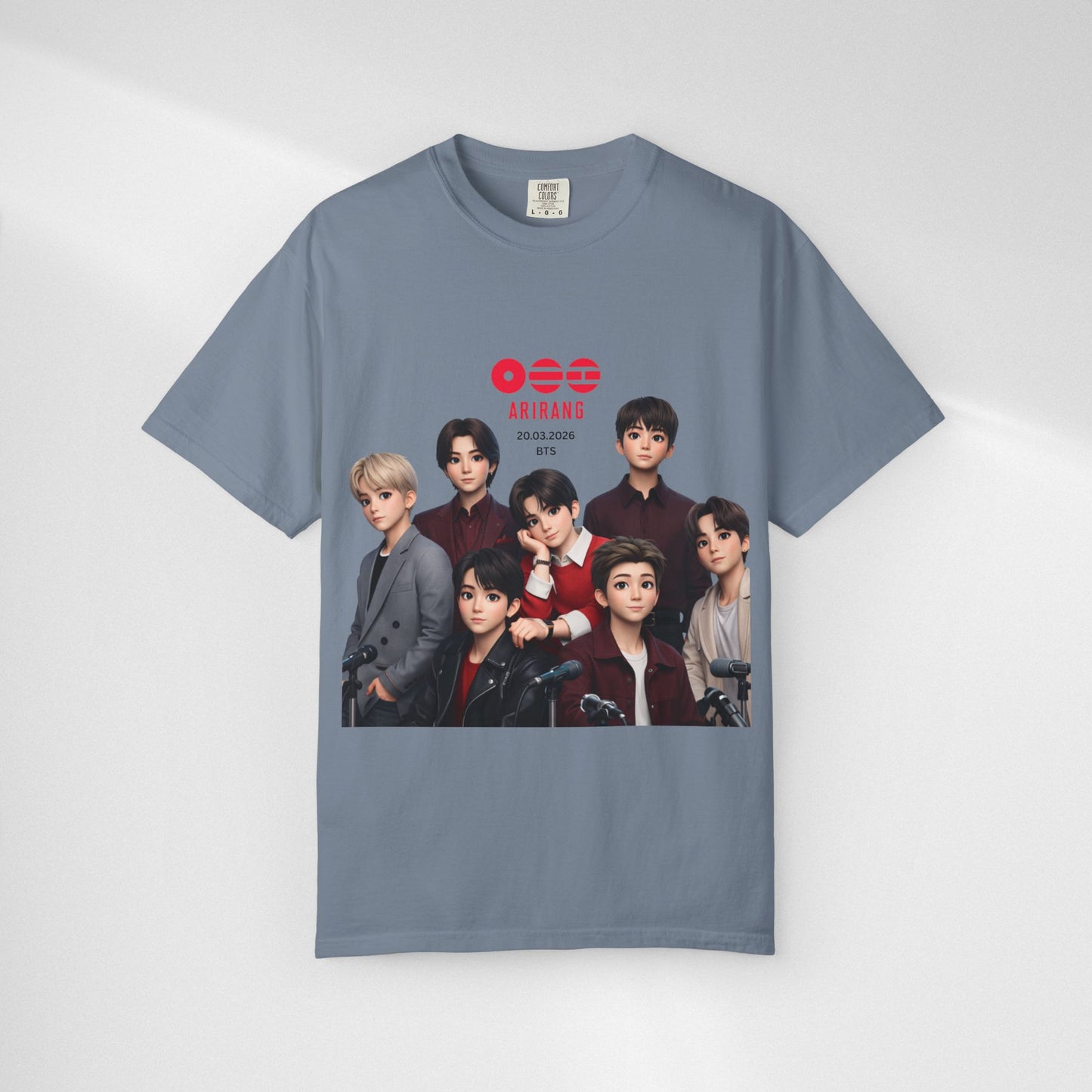 BTS Band Photo T-Shirt — Group Portrait Graphic Tee