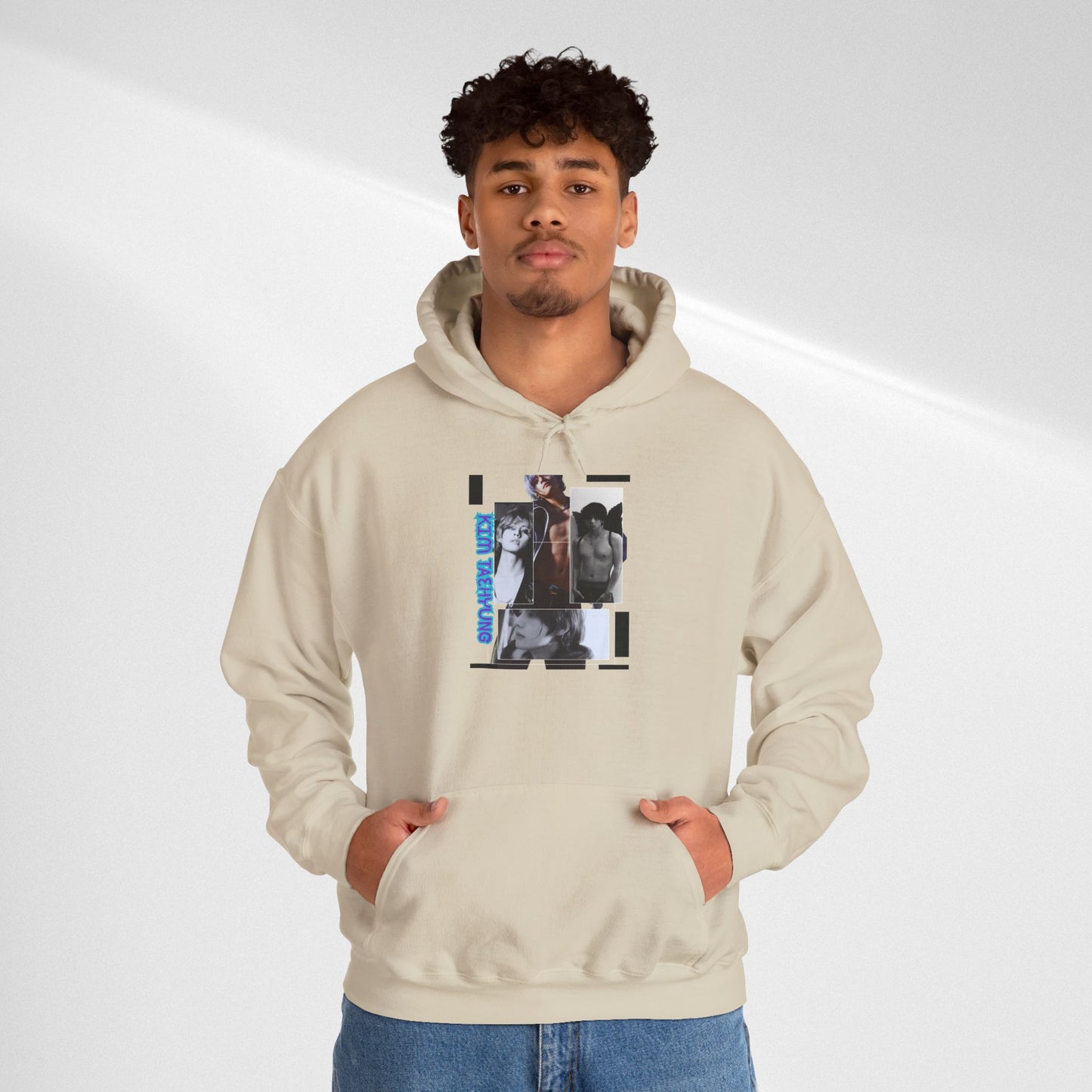 TAE Hoodie — Graphic Photo Collage 'Goth Romance' Streetwear Pullover