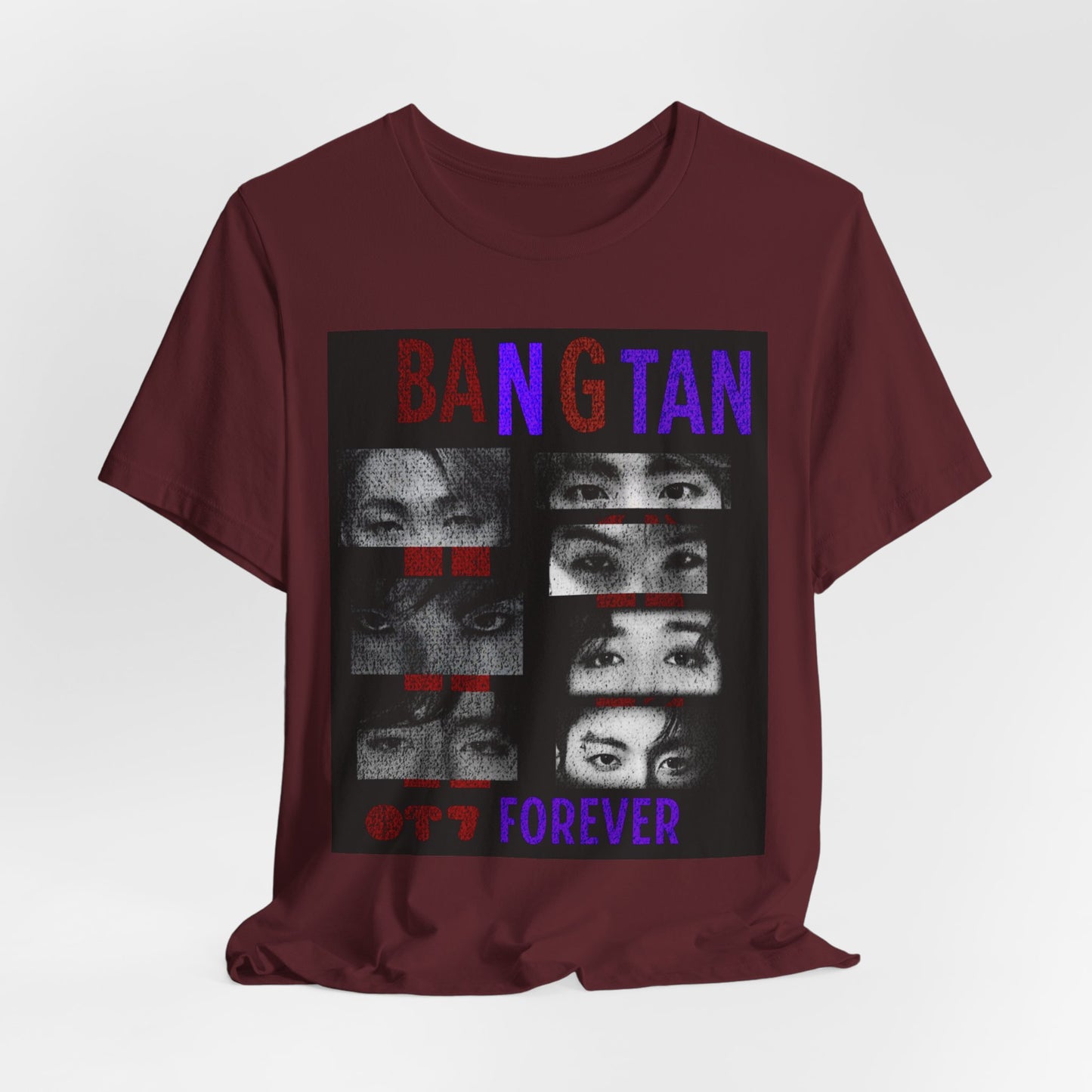 Bangtan Forever BTS Eyes Graphic Tee – K‑Pop Fan Shirt