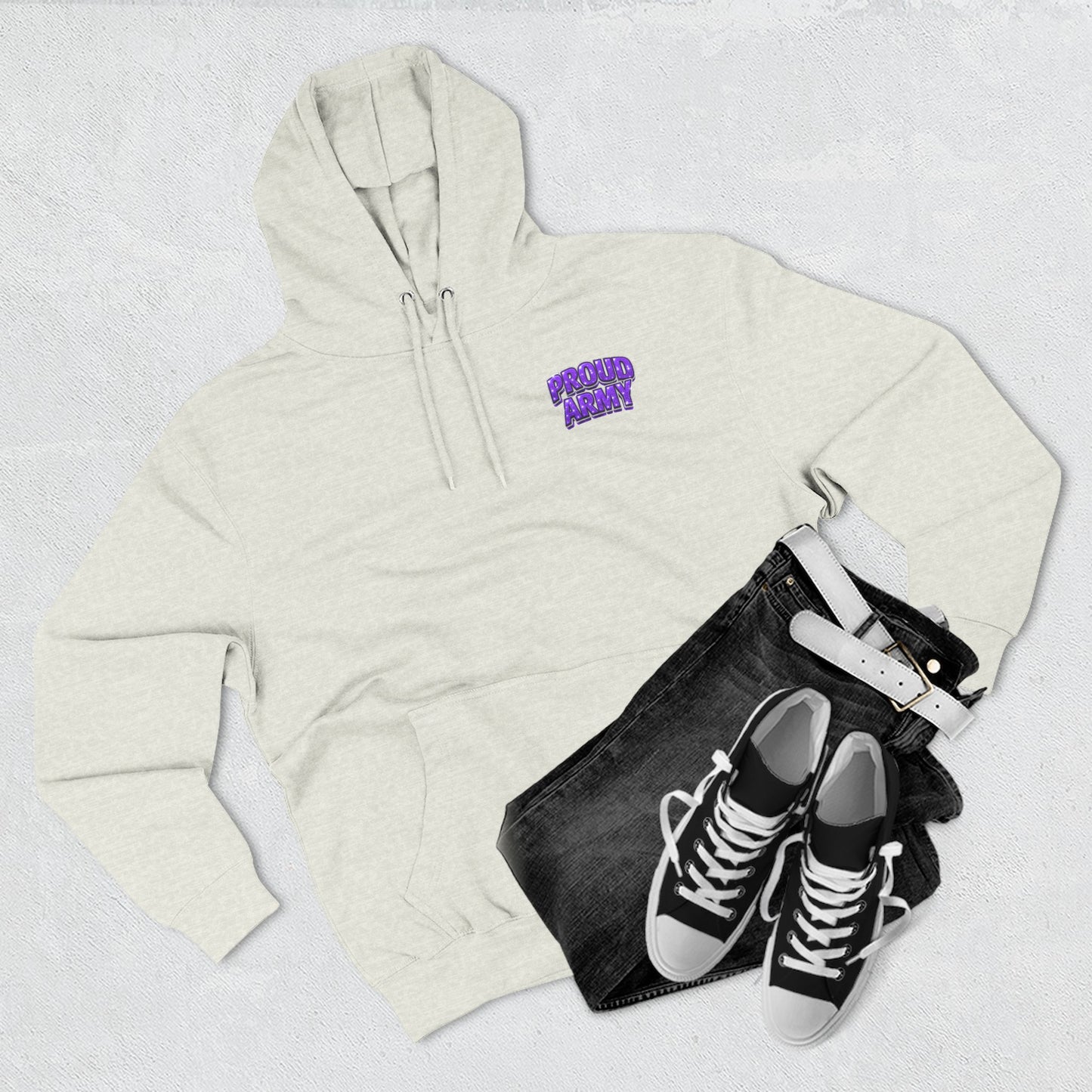 BTS Bangtan Photo-Panel Hoodie — 'Bangtan' 9-Eyes Graphic Fleece Hoodie