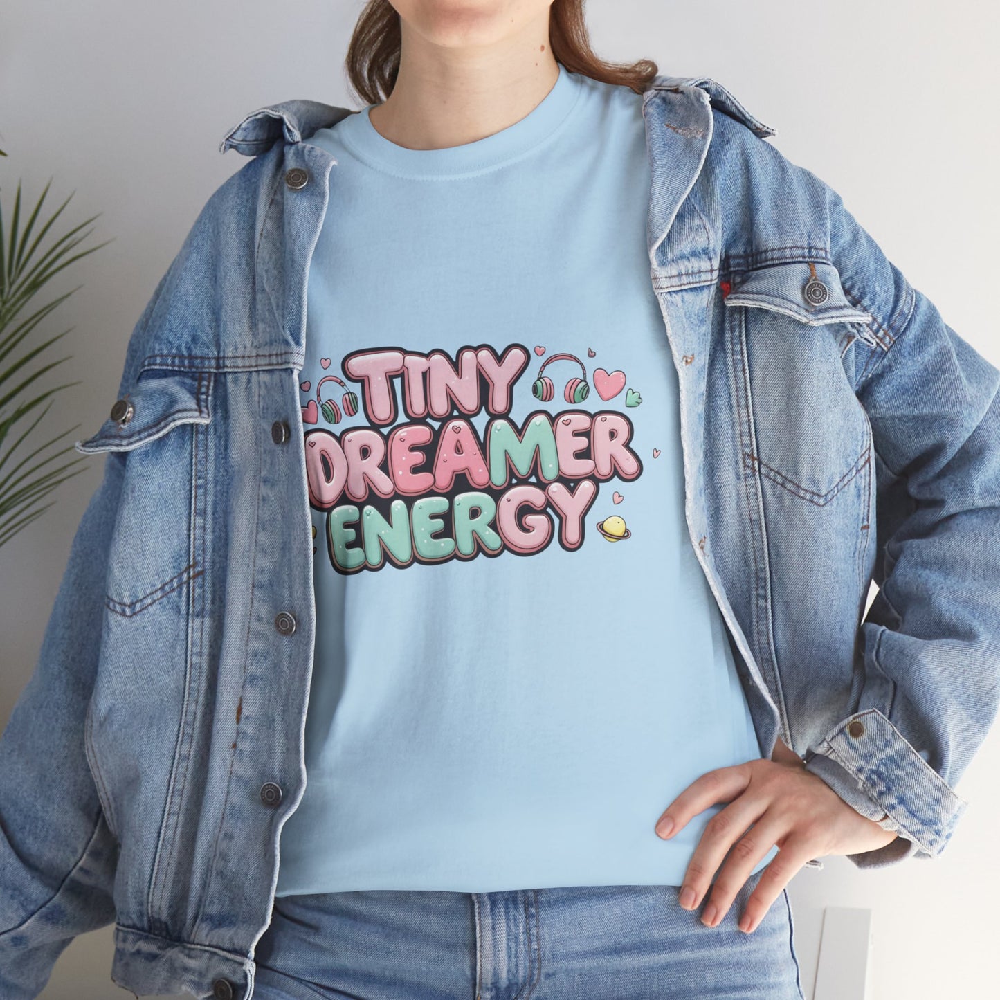 TinyTan Dreamer Energy T-Shirt — Cute Pastel Graphic Tee