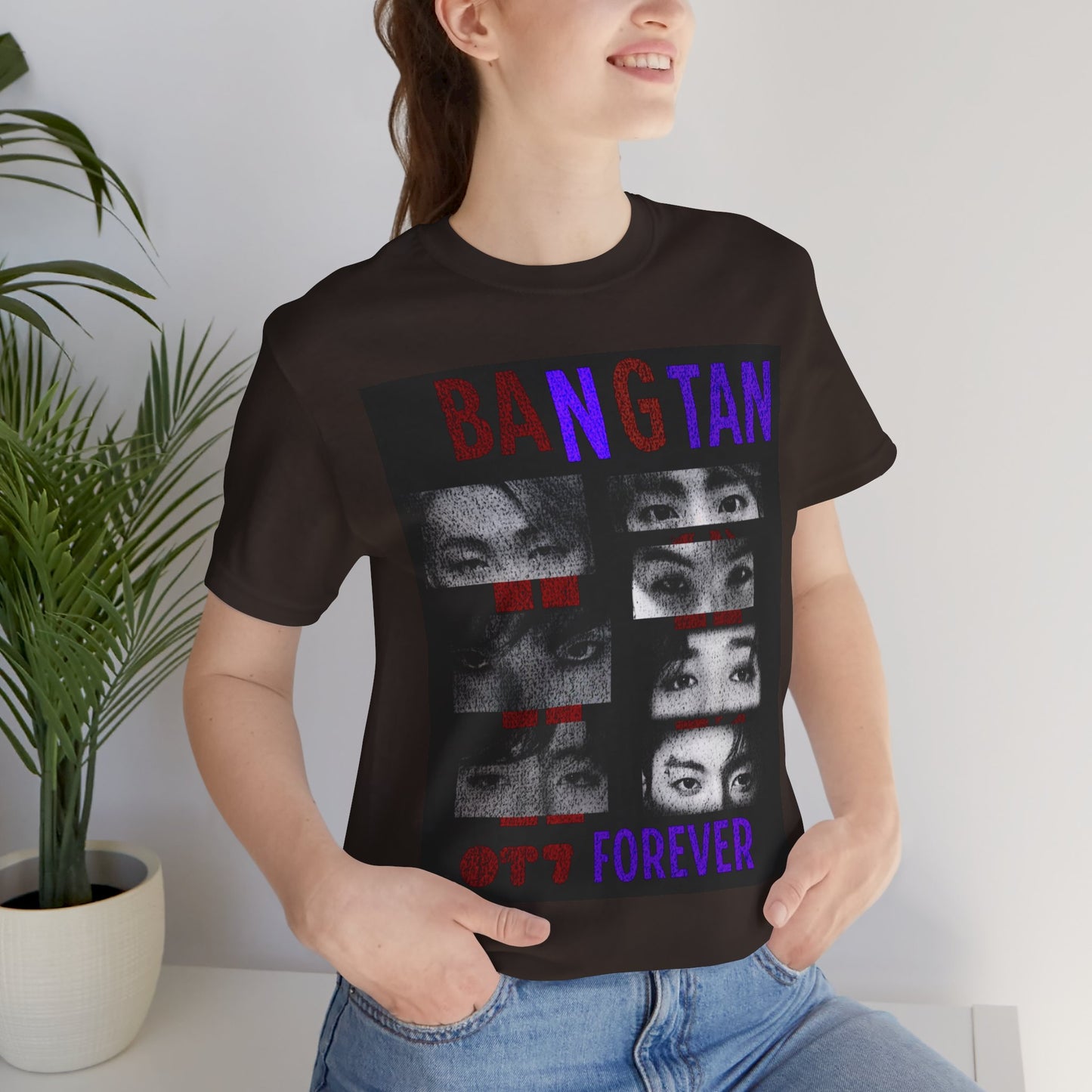 Bangtan Forever BTS Eyes Graphic Tee – K‑Pop Fan Shirt