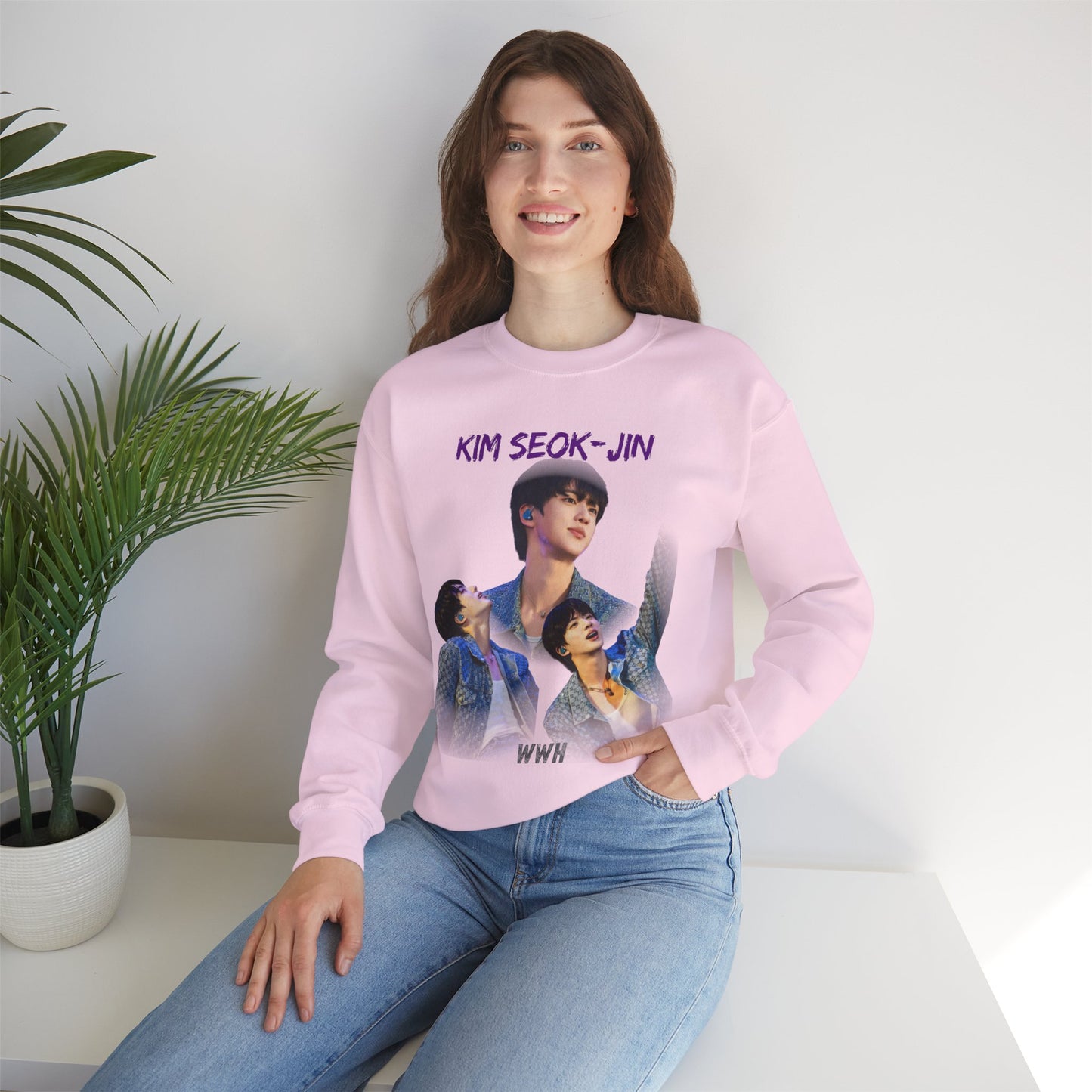 JIN Photo Collage Crewneck Sweatshirt