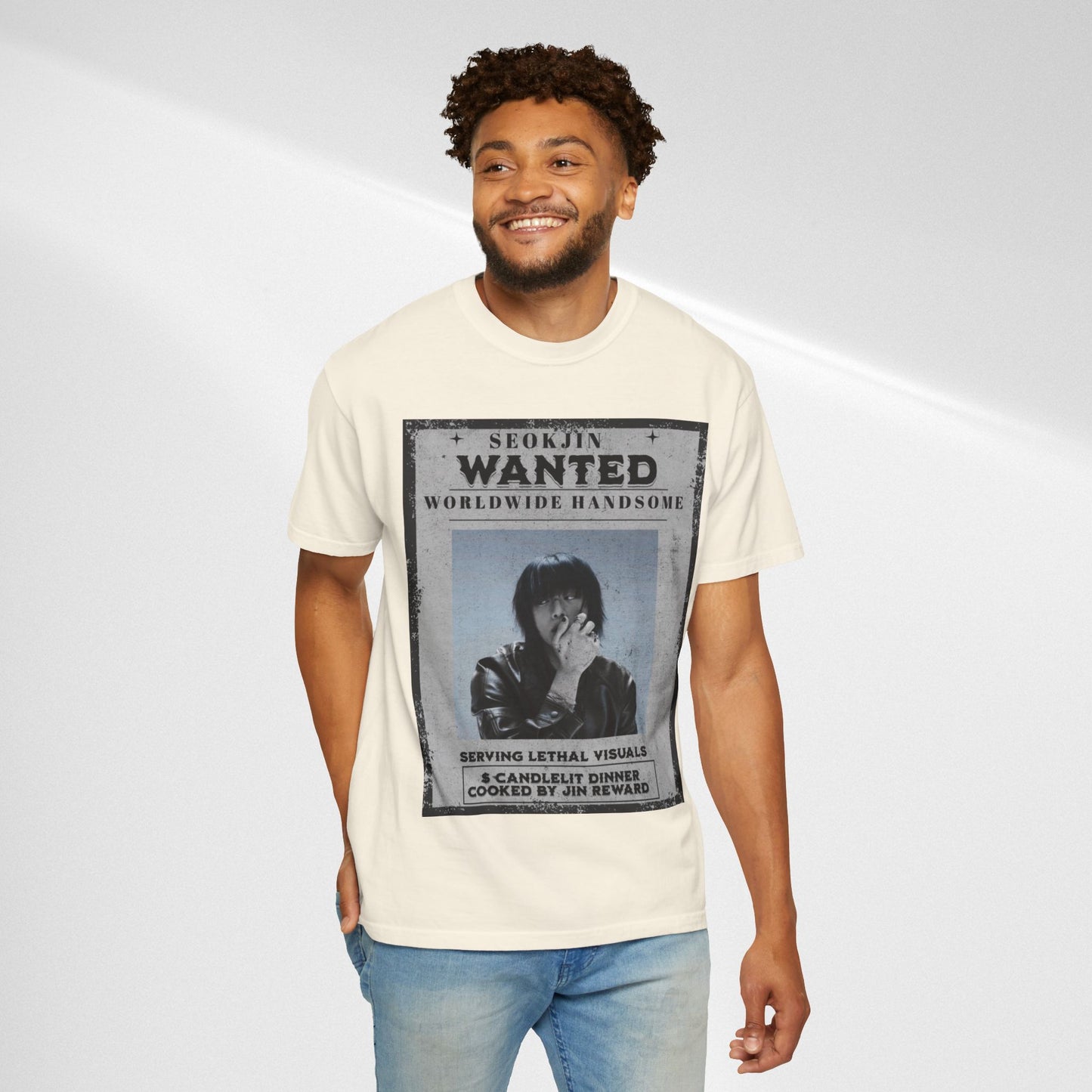 Seokjin "Wanted: Worldwide Handsome" Graphic T-Shirt