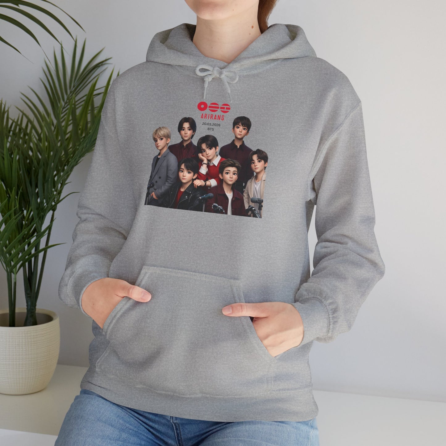 BTS Group Photo Hoodie – Korean Boy Band Pullover