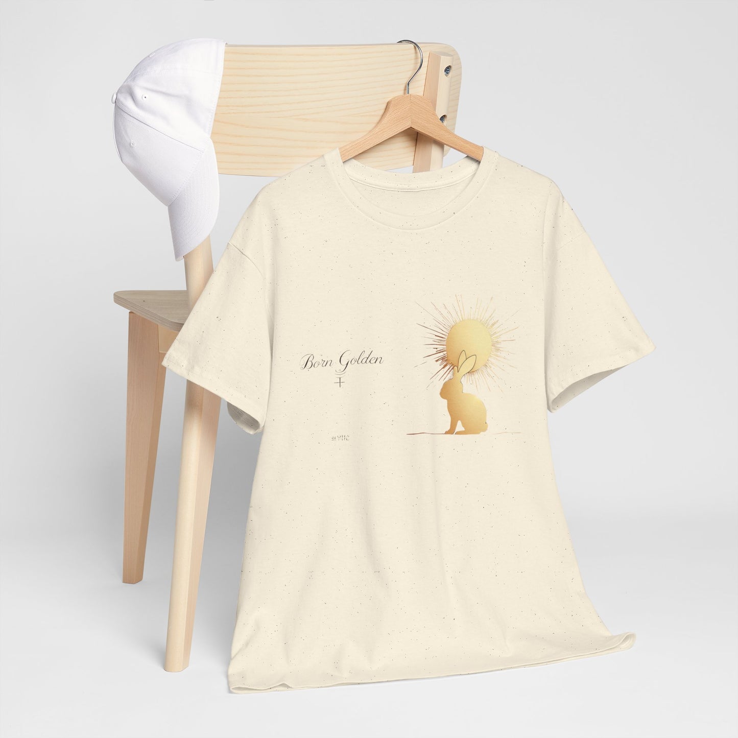 JK Golden Child T-Shirt — 'Born Golden' Cute Kids Illustration Tee