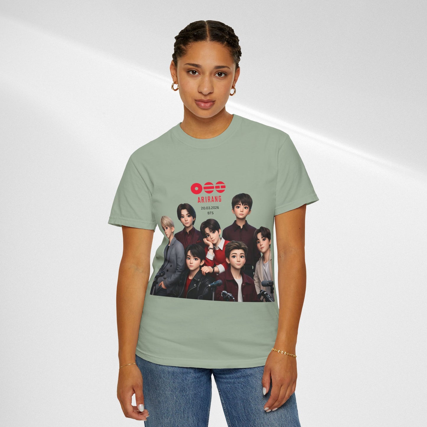 BTS Band Photo T-Shirt — Group Portrait Graphic Tee