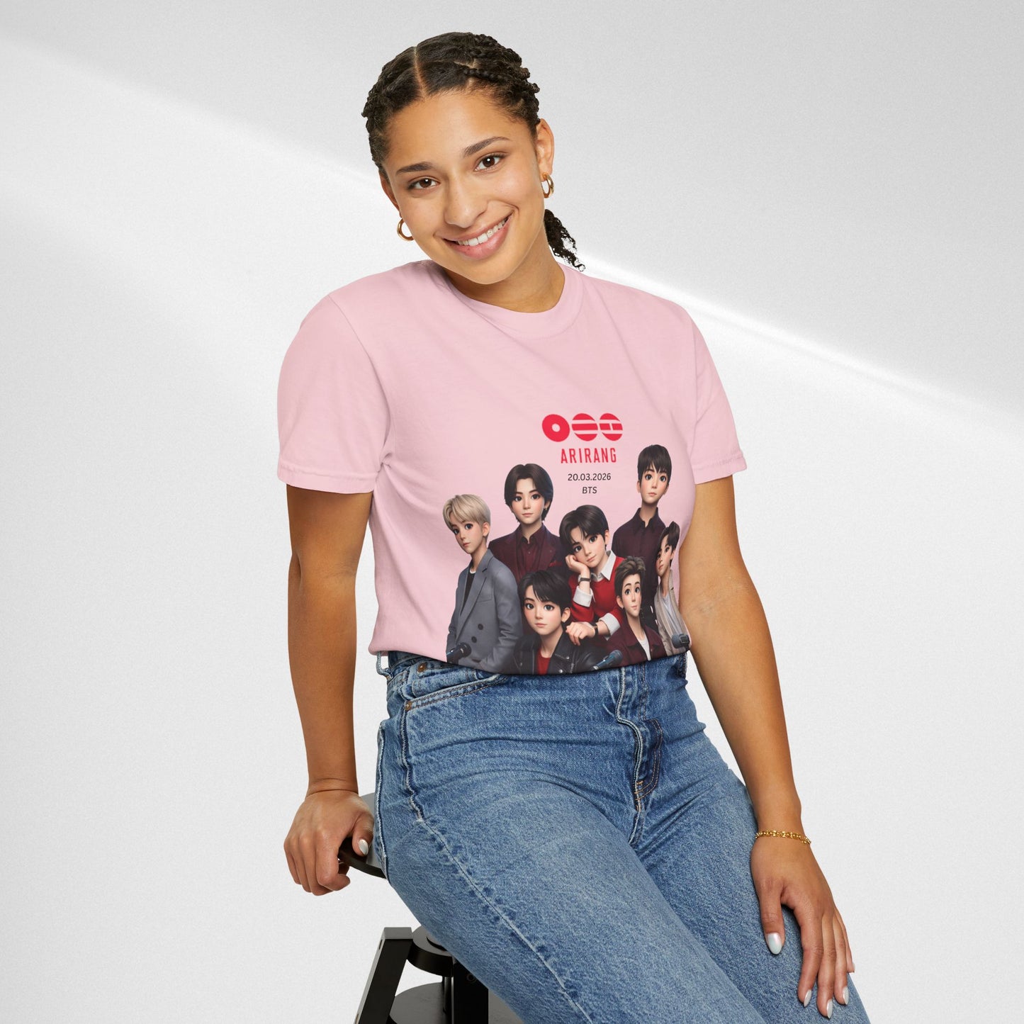 BTS Band Photo T-Shirt — Group Portrait Graphic Tee