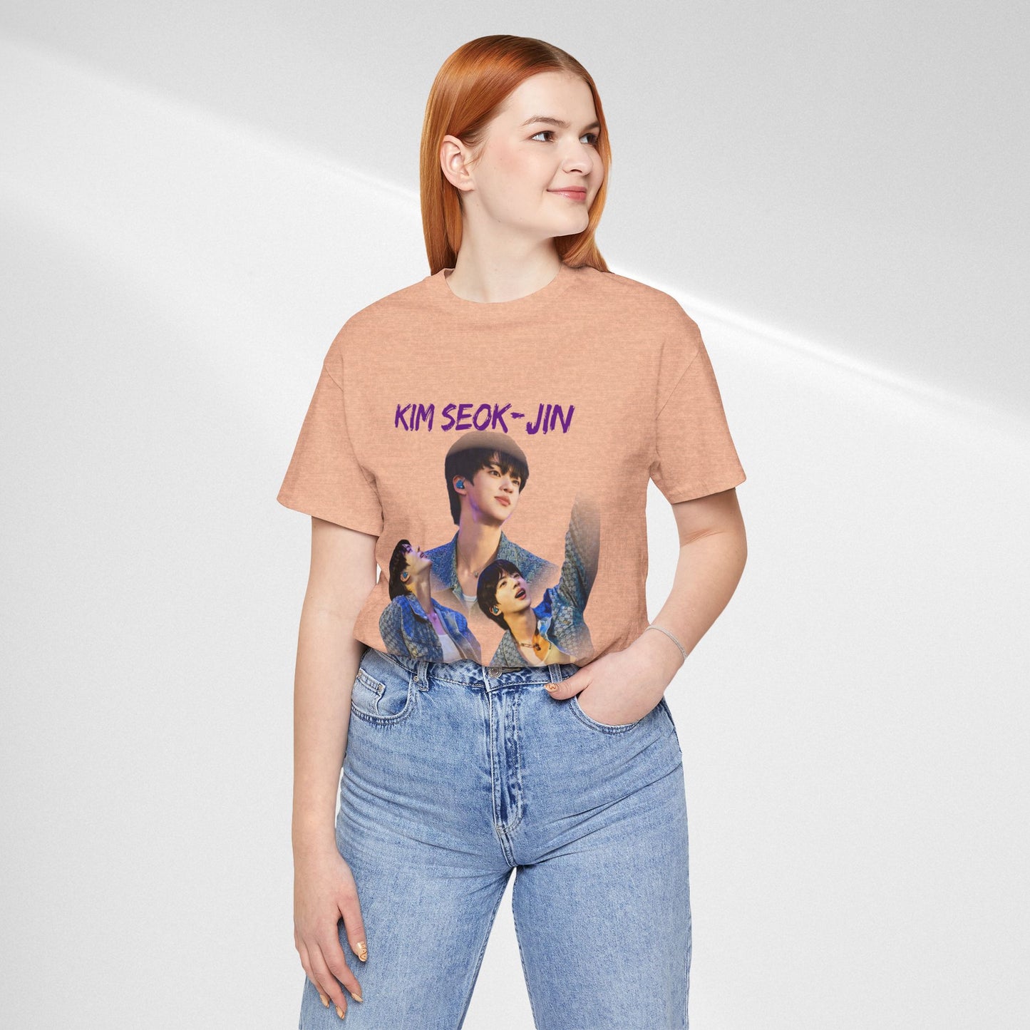 K-Pop Idol Photo Tee — 'Kim Seok-Jin' Graphic T-Shirt