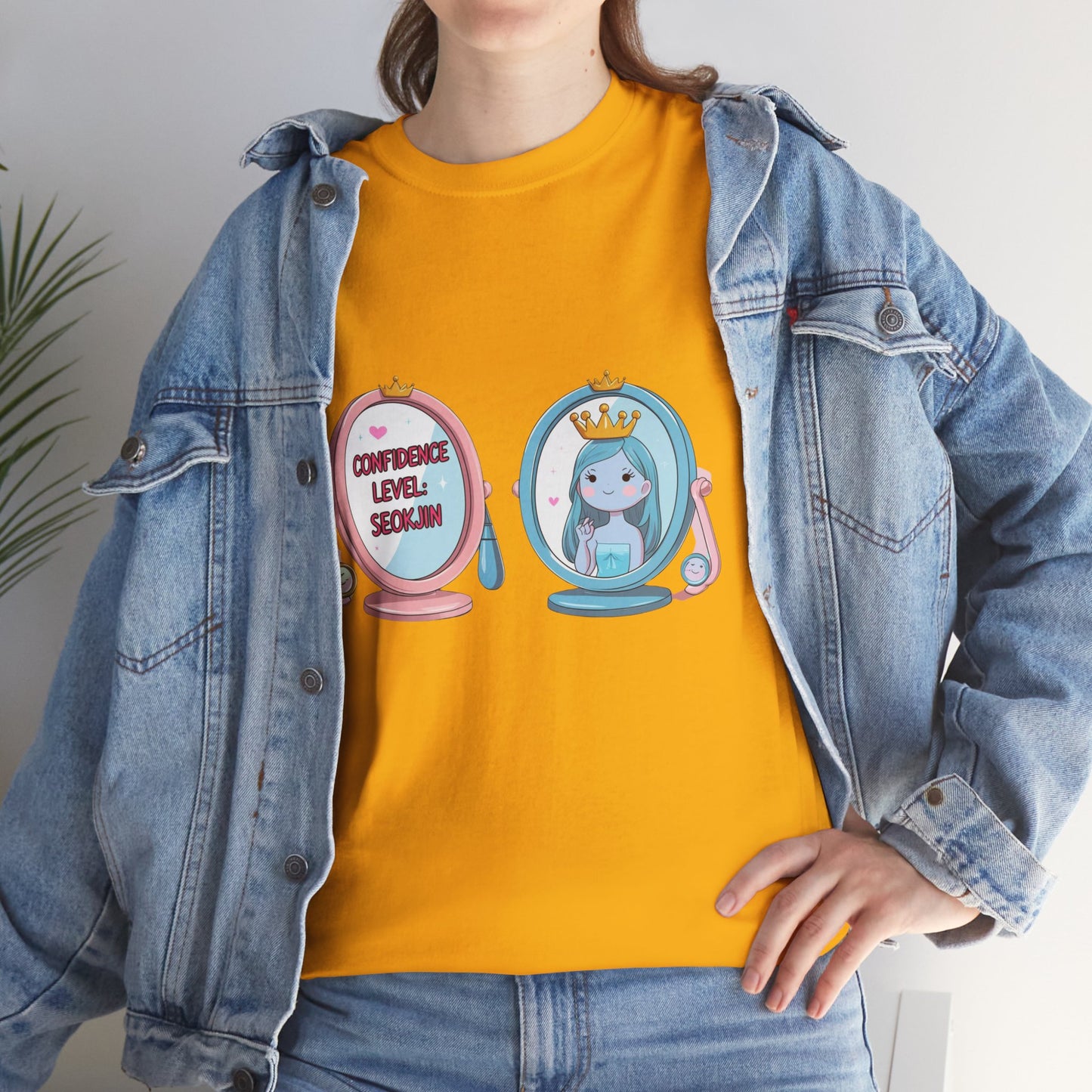BTS Jin Confidence Level T-Shirt — Seokjin Fan Tee