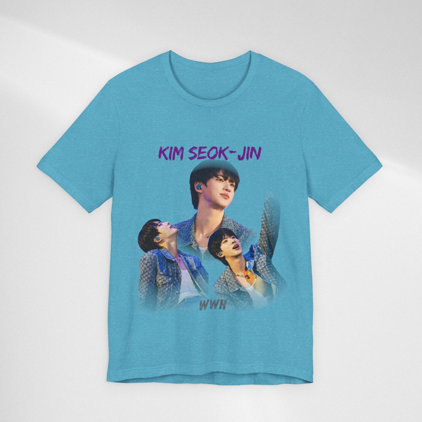 K-Pop Idol Photo Tee — 'Kim Seok-Jin' Graphic T-Shirt
