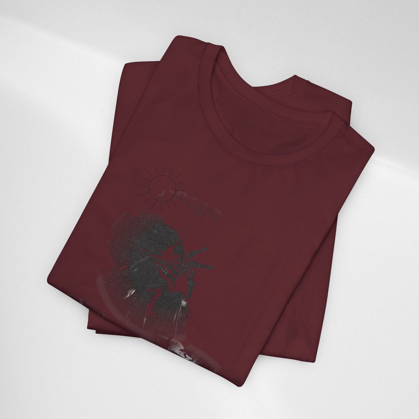 J hope Graphic Tee — Moody Monochrome Portraits