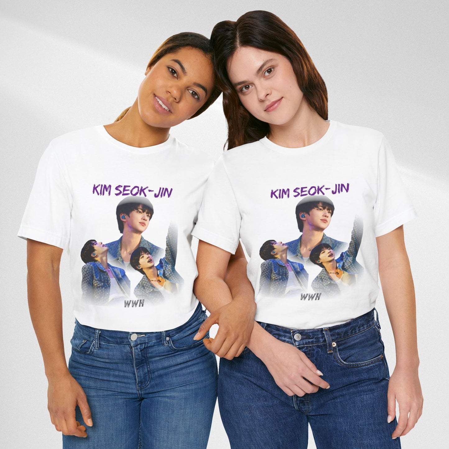 K-Pop Idol Photo Tee — 'Kim Seok-Jin' Graphic T-Shirt