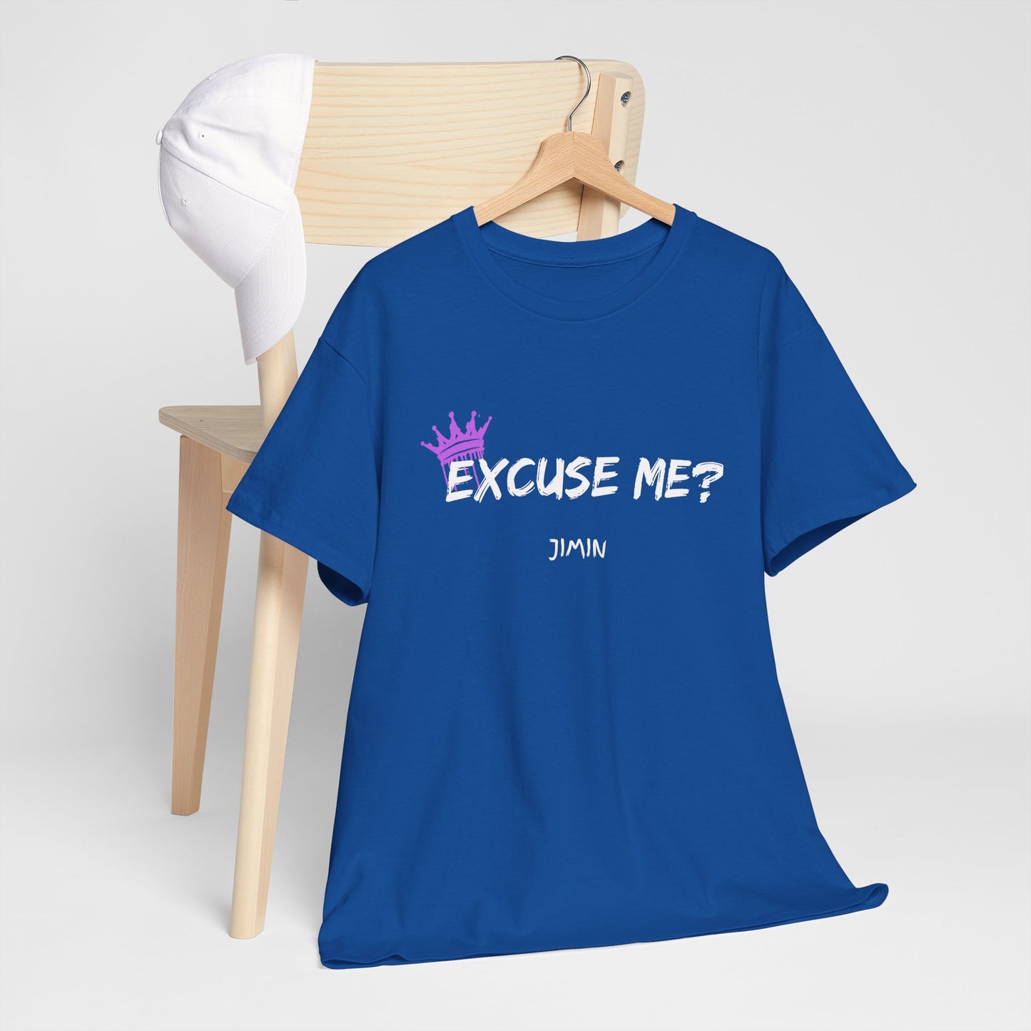 Excuse Me? Tee — Jimin Crown Graphic T‑Shirt