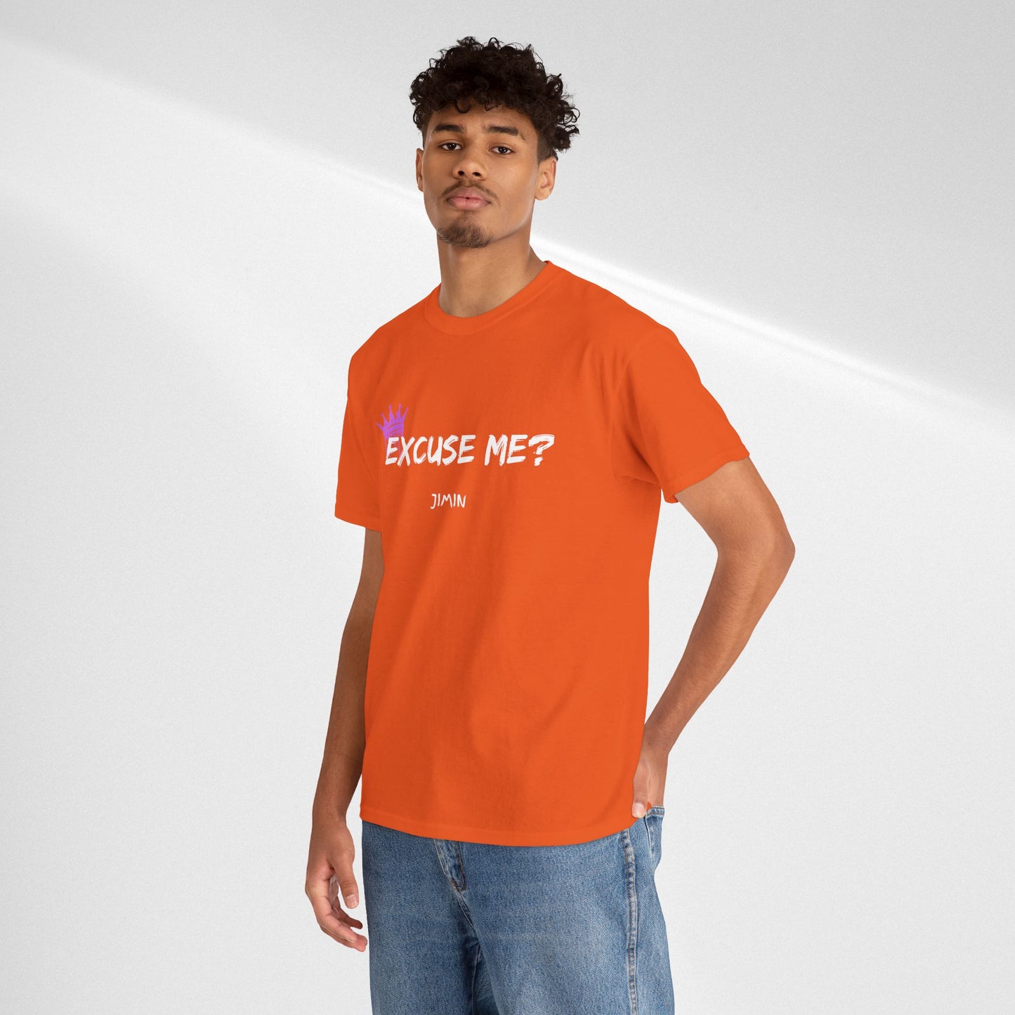Excuse Me? Tee — Jimin Crown Graphic T‑Shirt