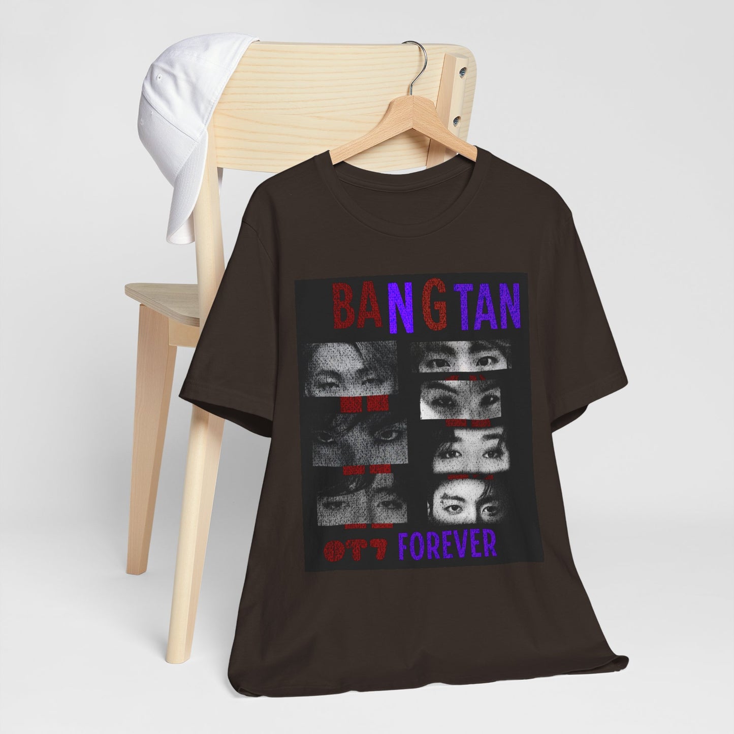 Bangtan Forever BTS Eyes Graphic Tee – K‑Pop Fan Shirt