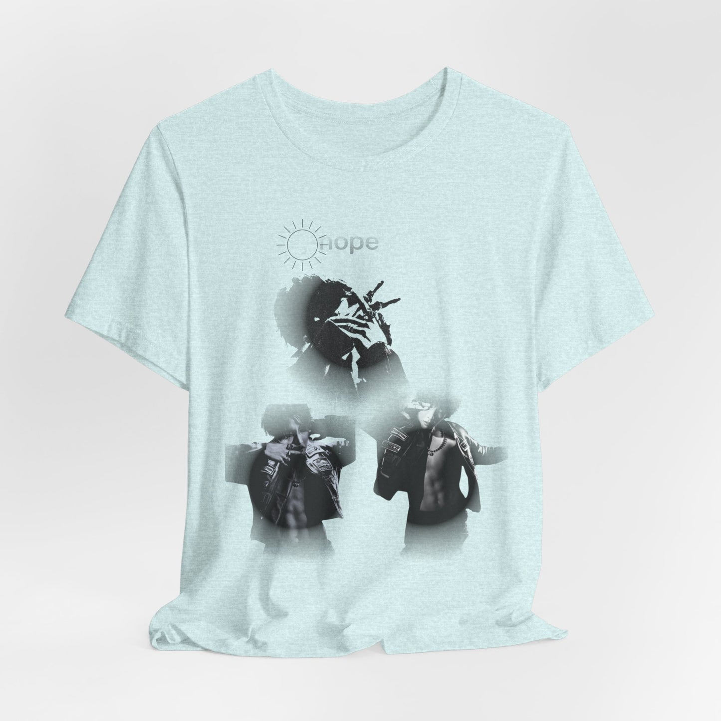 J hope Graphic Tee — Moody Monochrome Portraits