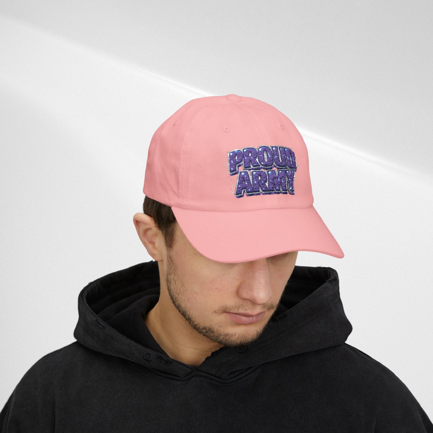 Dad Cap — "Proud Army" Embroidered Baseball Hat
