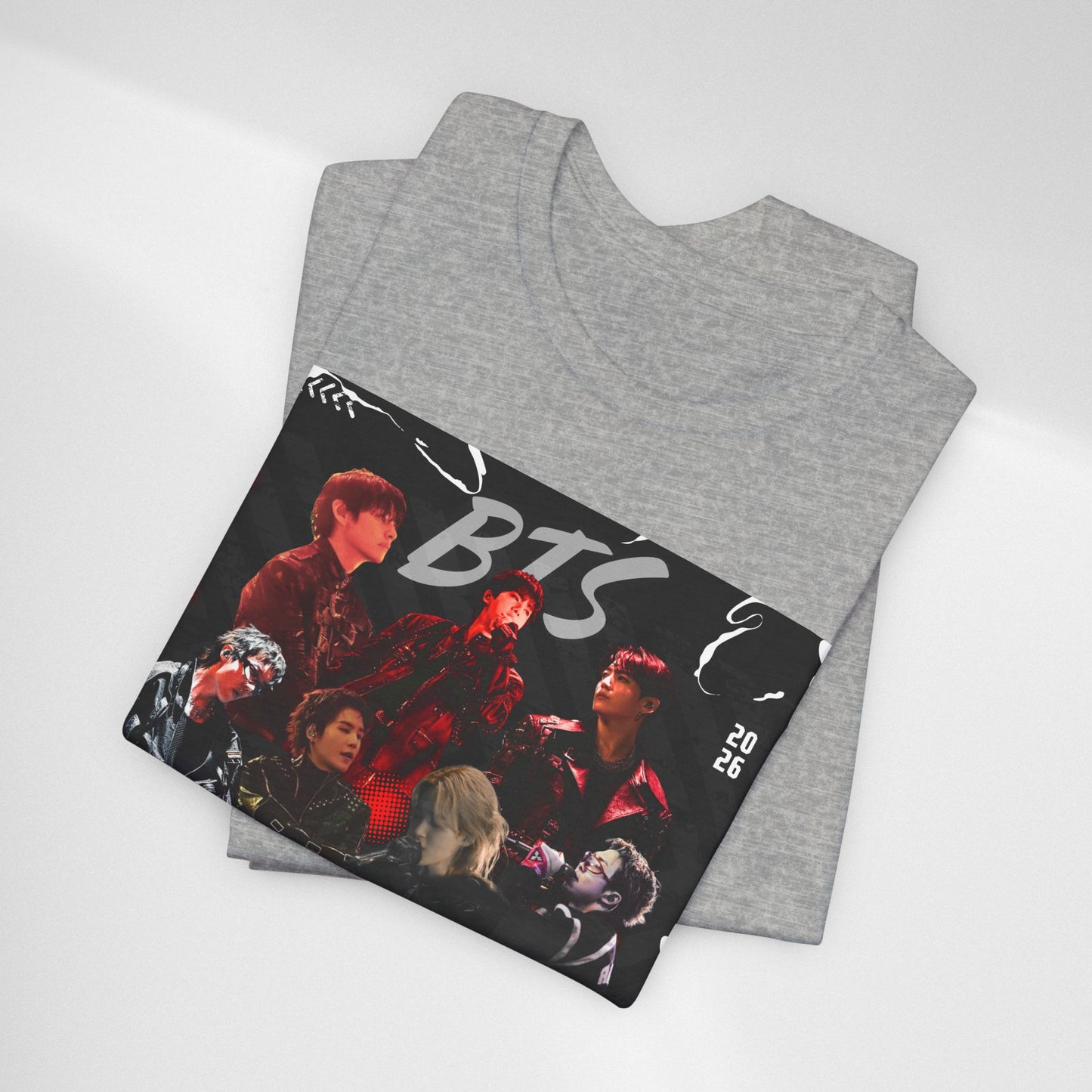 BTS ARIRANG Band Graphic Tee — 'BTS ARMY' Retro Concert Poster Shirt