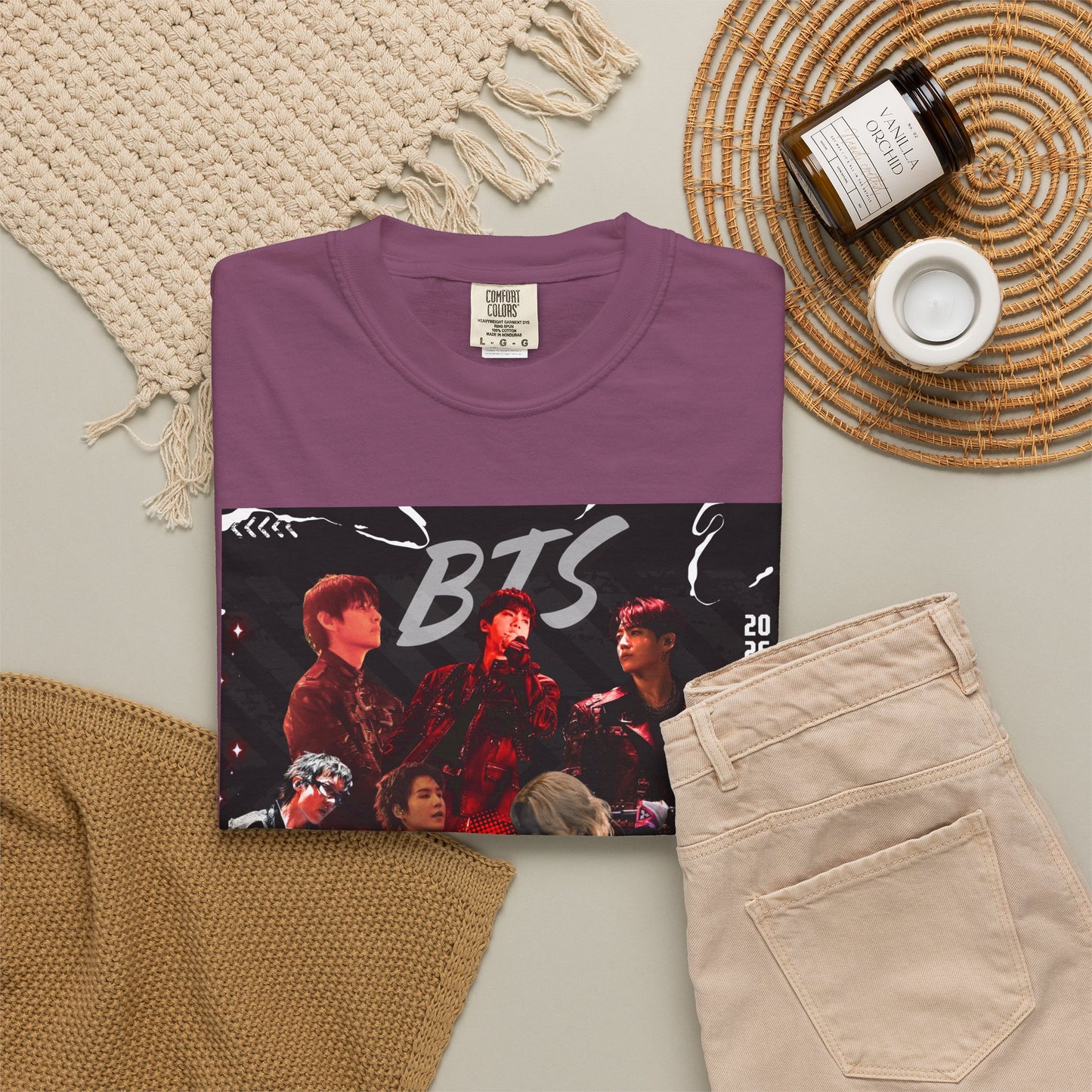 BTS ARIRANG Graphic T-Shirt — "Arirang" BTS Style Concert Tee