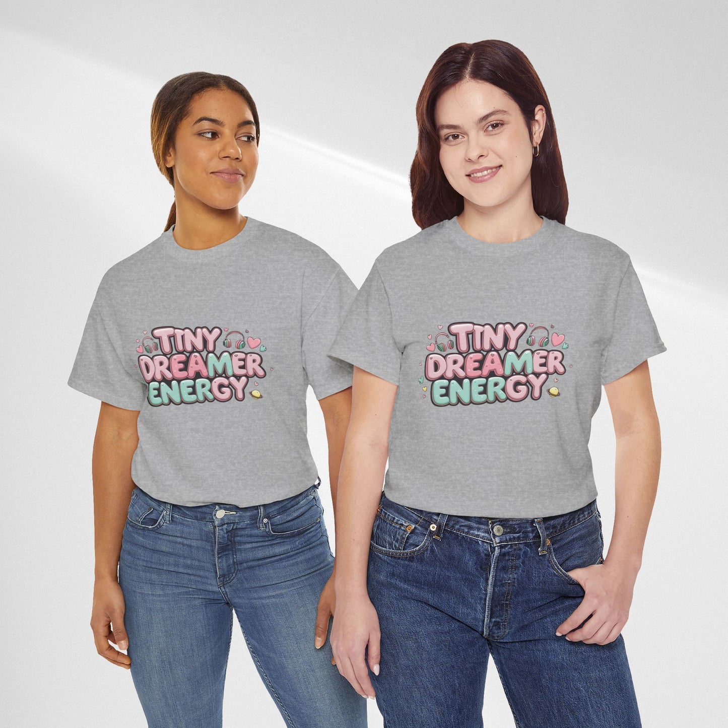 TinyTan Dreamer Energy T-Shirt — Cute Pastel Graphic Tee