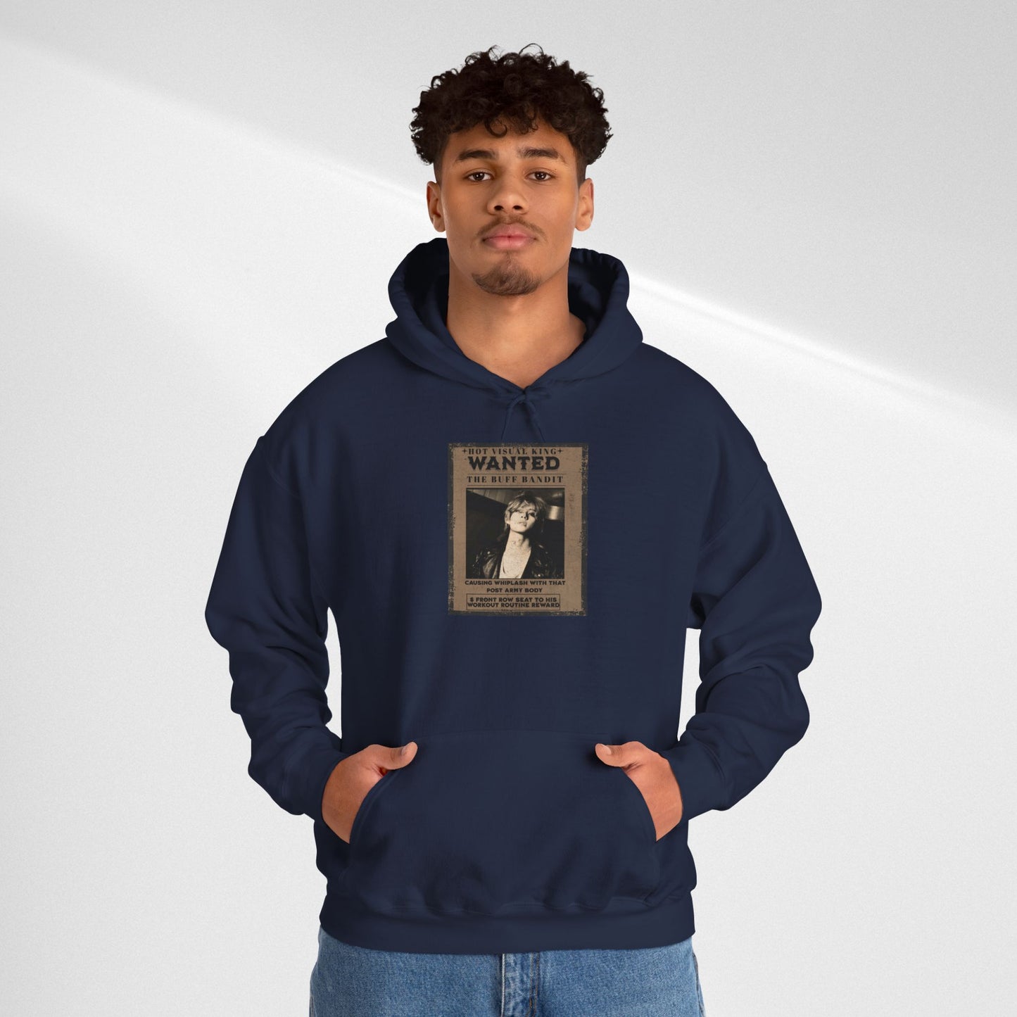 Hoodie Vintage V 'Wanted' Poster Photo Pullover
