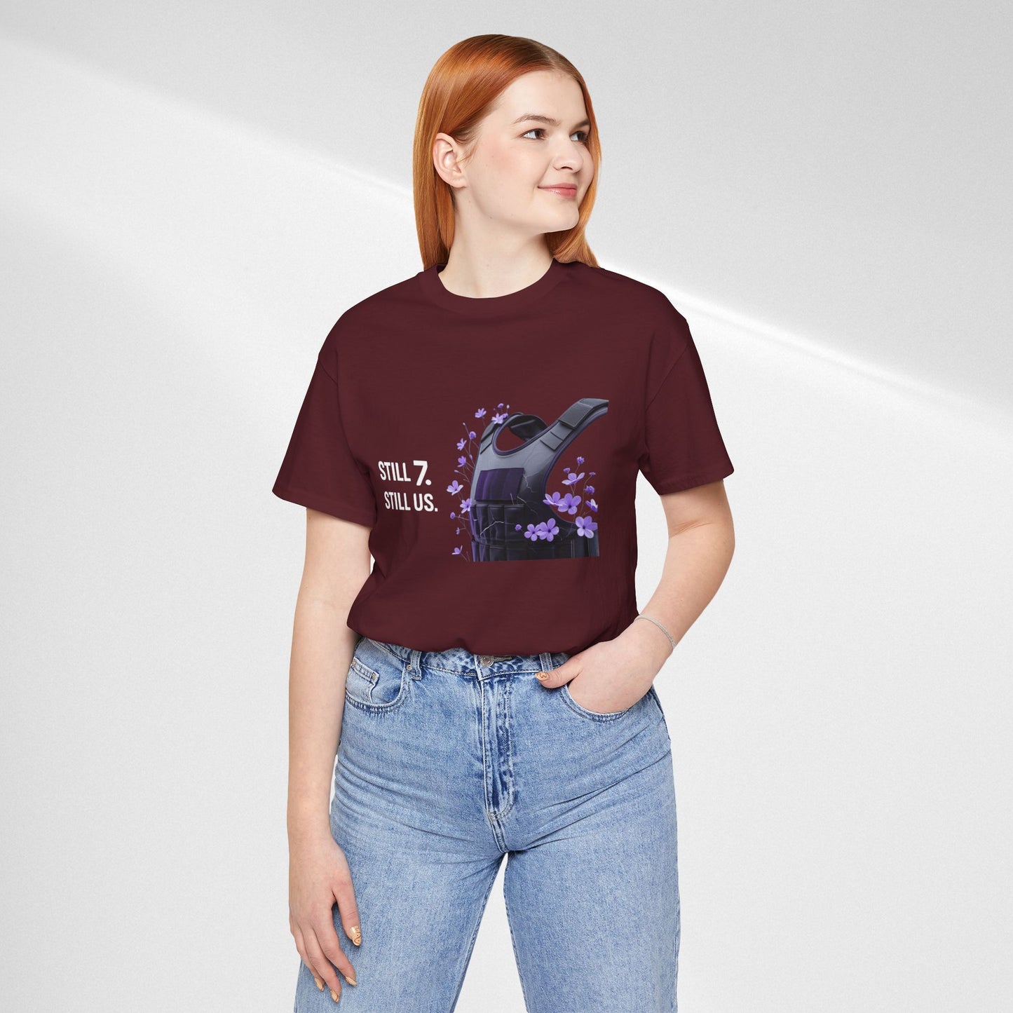Bulletproof Vest Floral Tee — “I Am The Proof” Graphic T‑Shirt