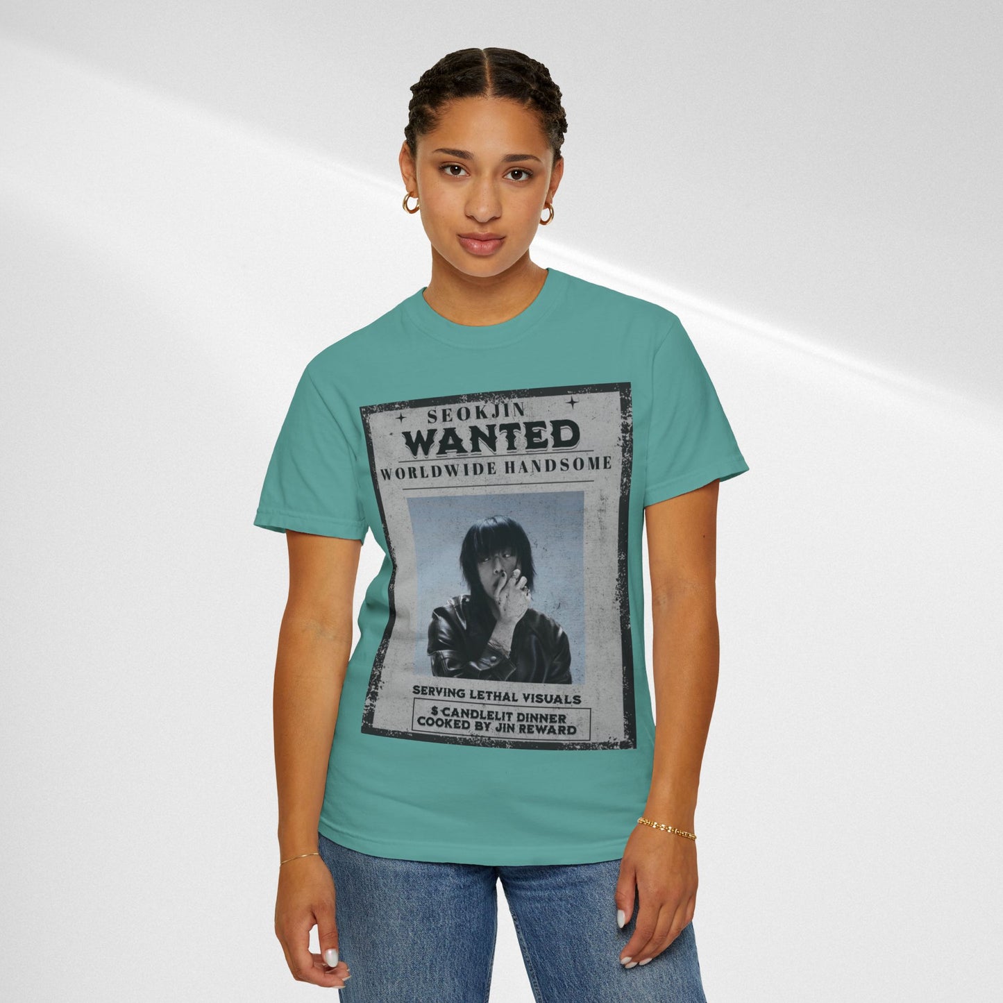 Seokjin "Wanted: Worldwide Handsome" Graphic T-Shirt