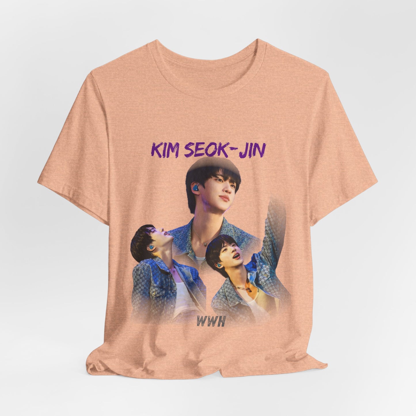 K-Pop Idol Photo Tee — 'Kim Seok-Jin' Graphic T-Shirt