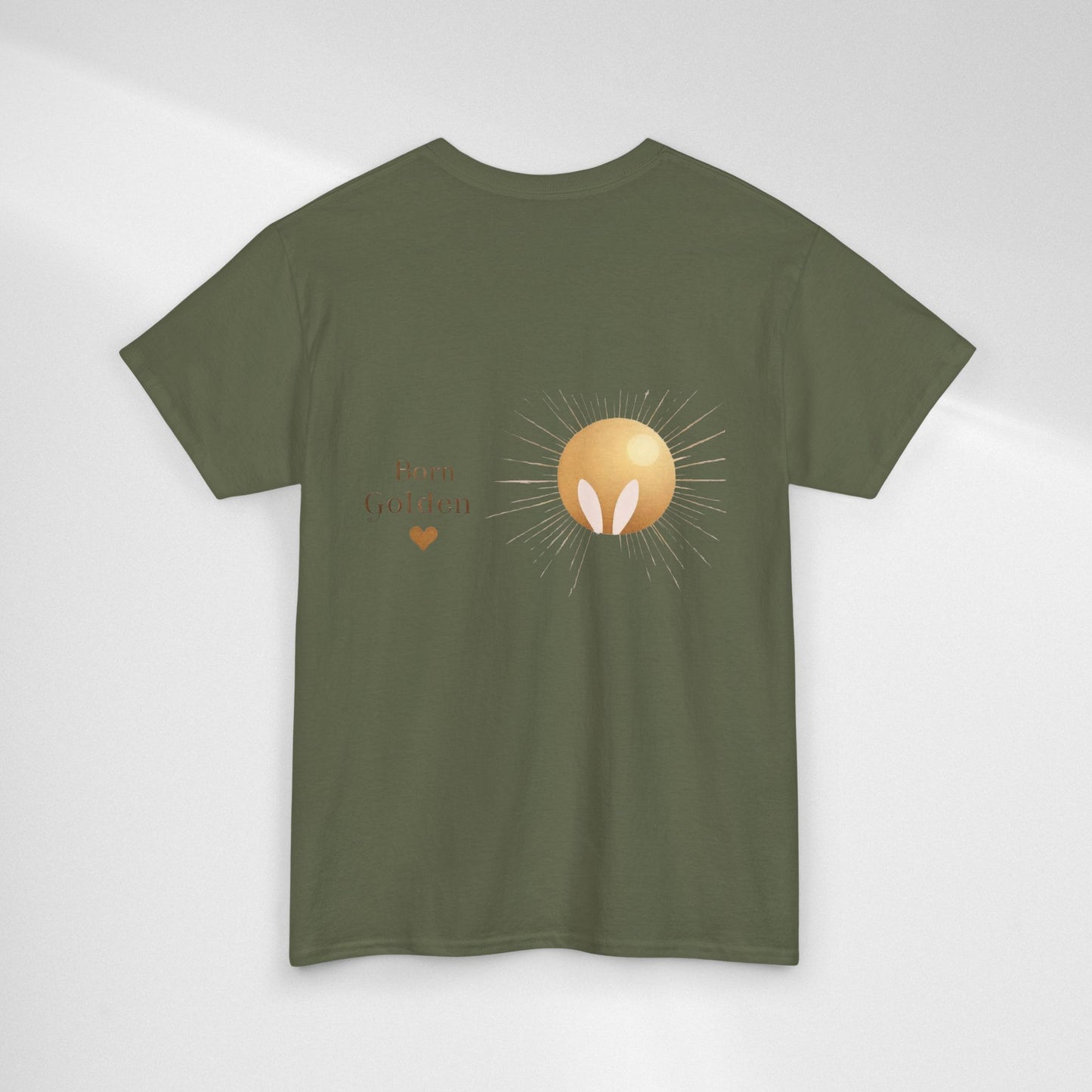 JK Golden Child T-Shirt — 'Born Golden' Cute Kids Illustration Tee