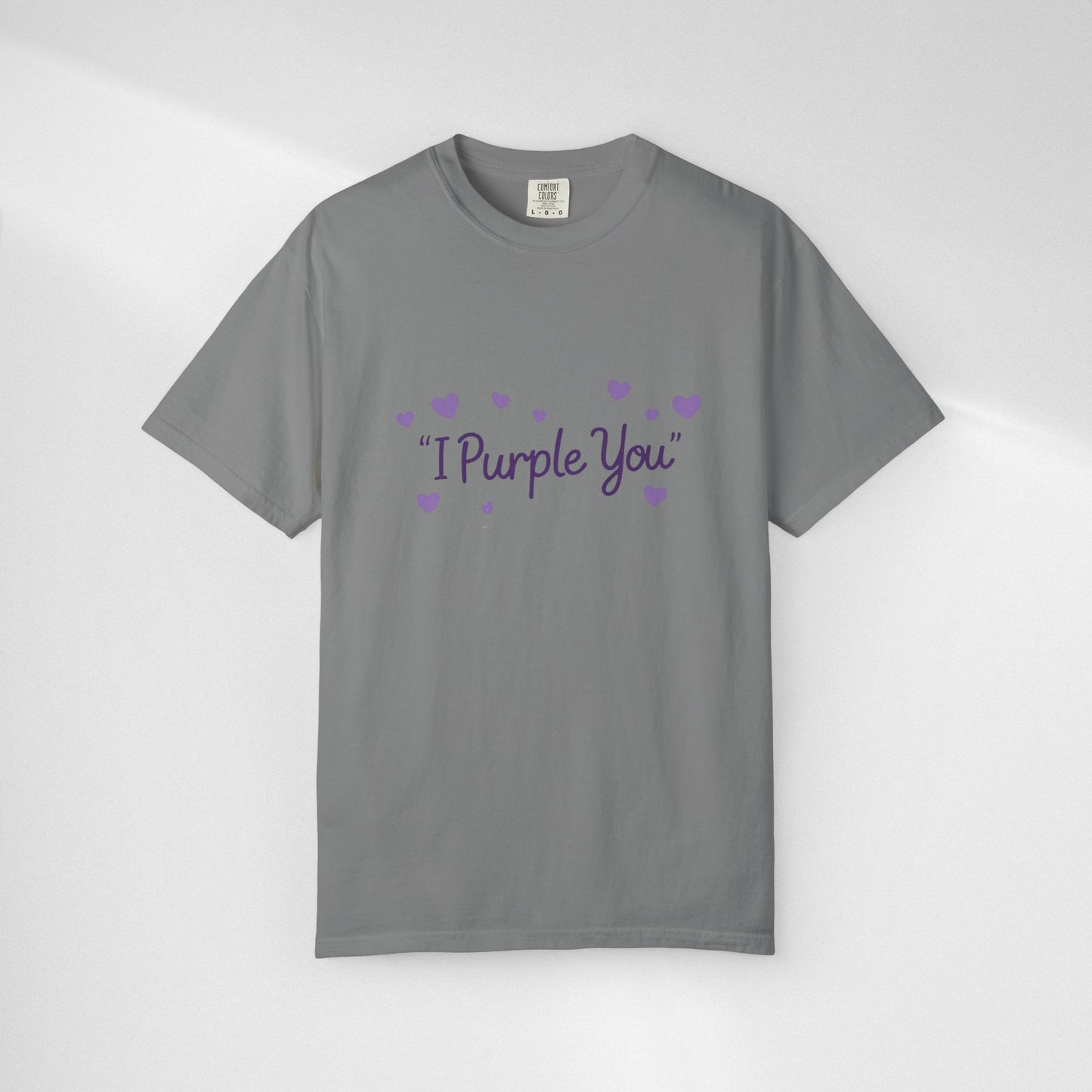 I Purple You T-Shirt — Cute Purple Hearts Valentine Tee