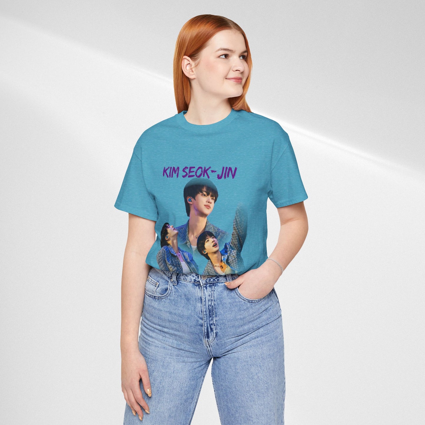 K-Pop Idol Photo Tee — 'Kim Seok-Jin' Graphic T-Shirt