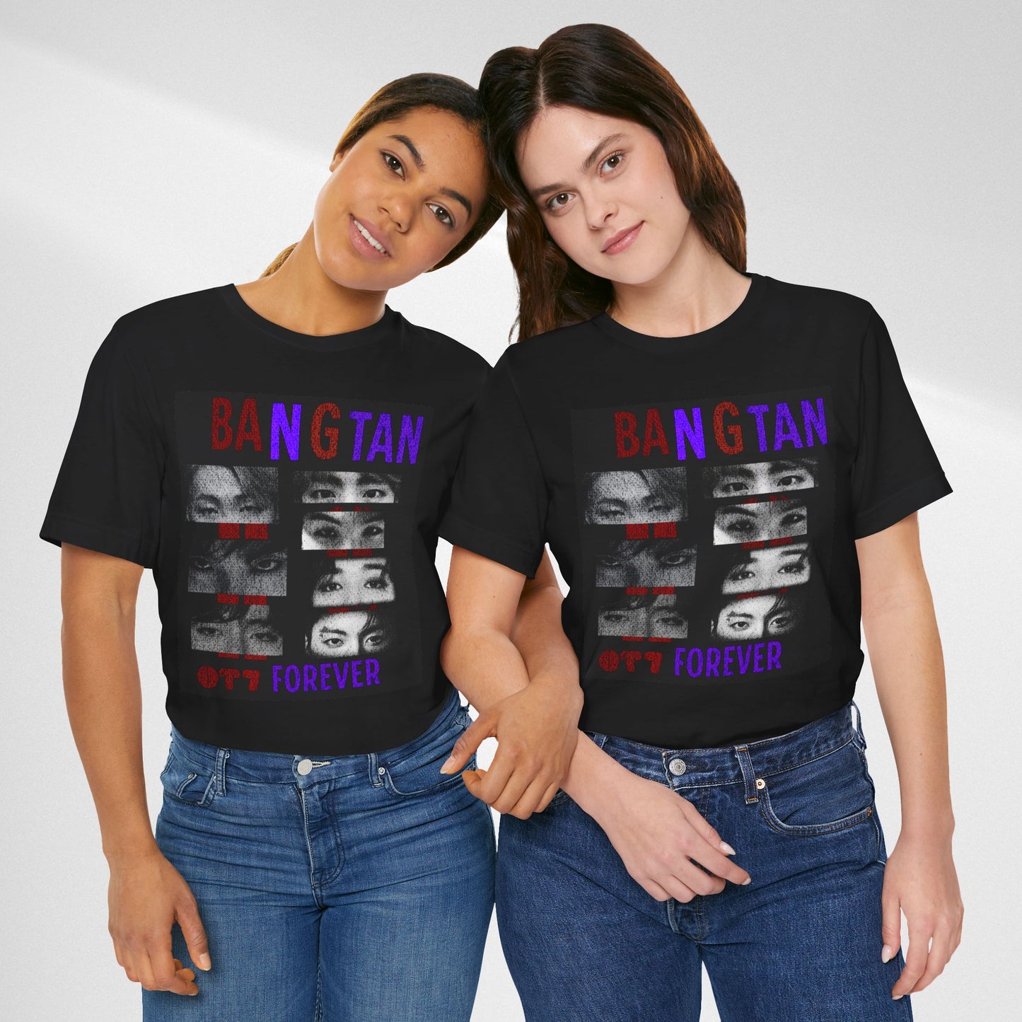 Bangtan Forever BTS Eyes Graphic Tee – K‑Pop Fan Shirt