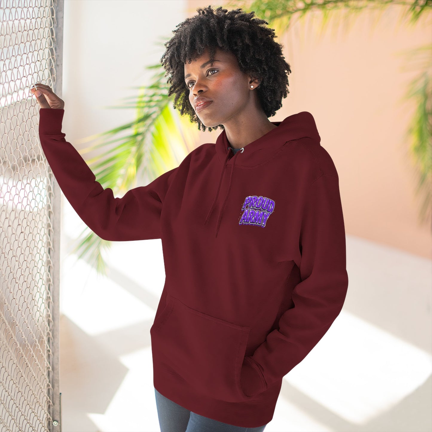 BTS Bangtan Photo-Panel Hoodie — 'Bangtan' 9-Eyes Graphic Fleece Hoodie