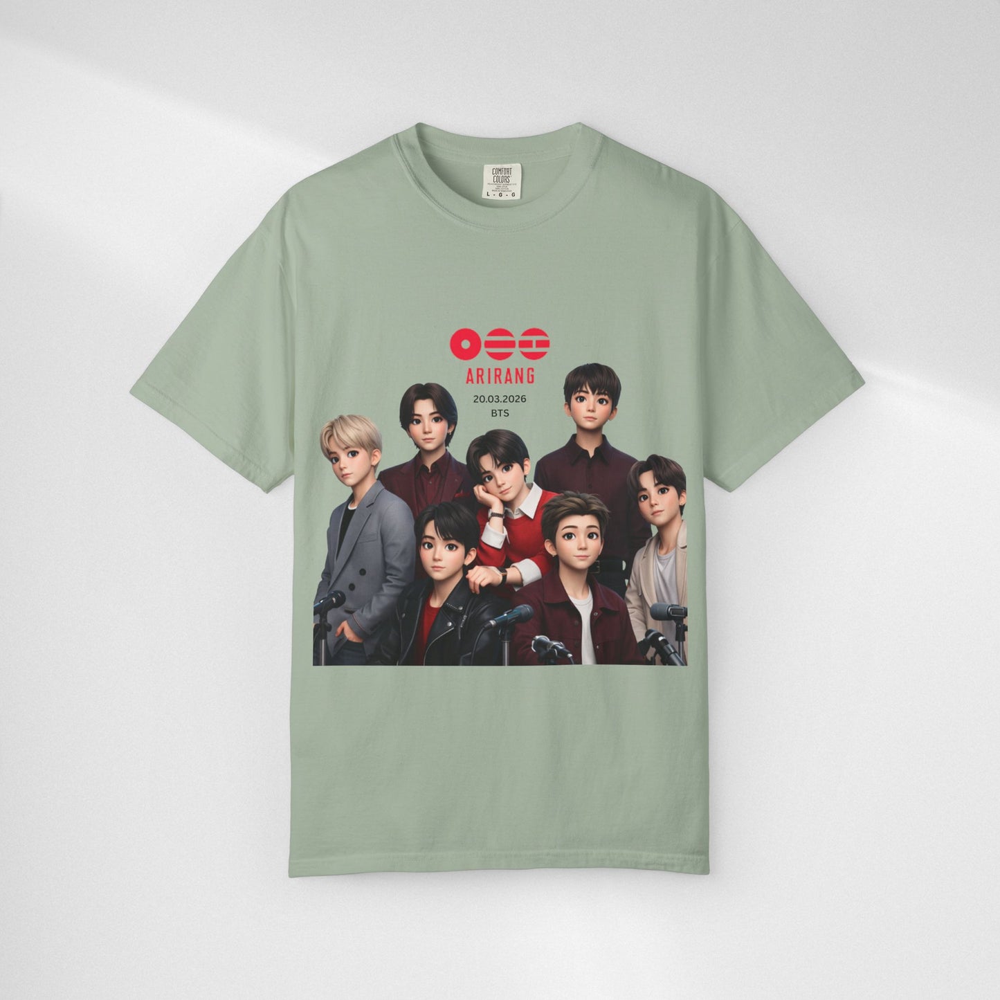 BTS Band Photo T-Shirt — Group Portrait Graphic Tee