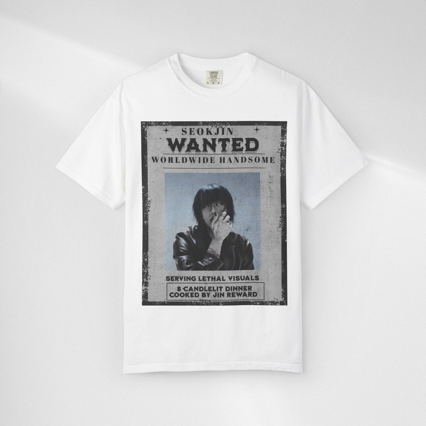 Seokjin "Wanted: Worldwide Handsome" Graphic T-Shirt