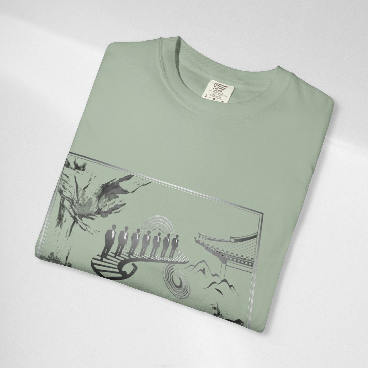 BTS Arirang Graphic T-Shirt — Korean Folklore Illustration Tee