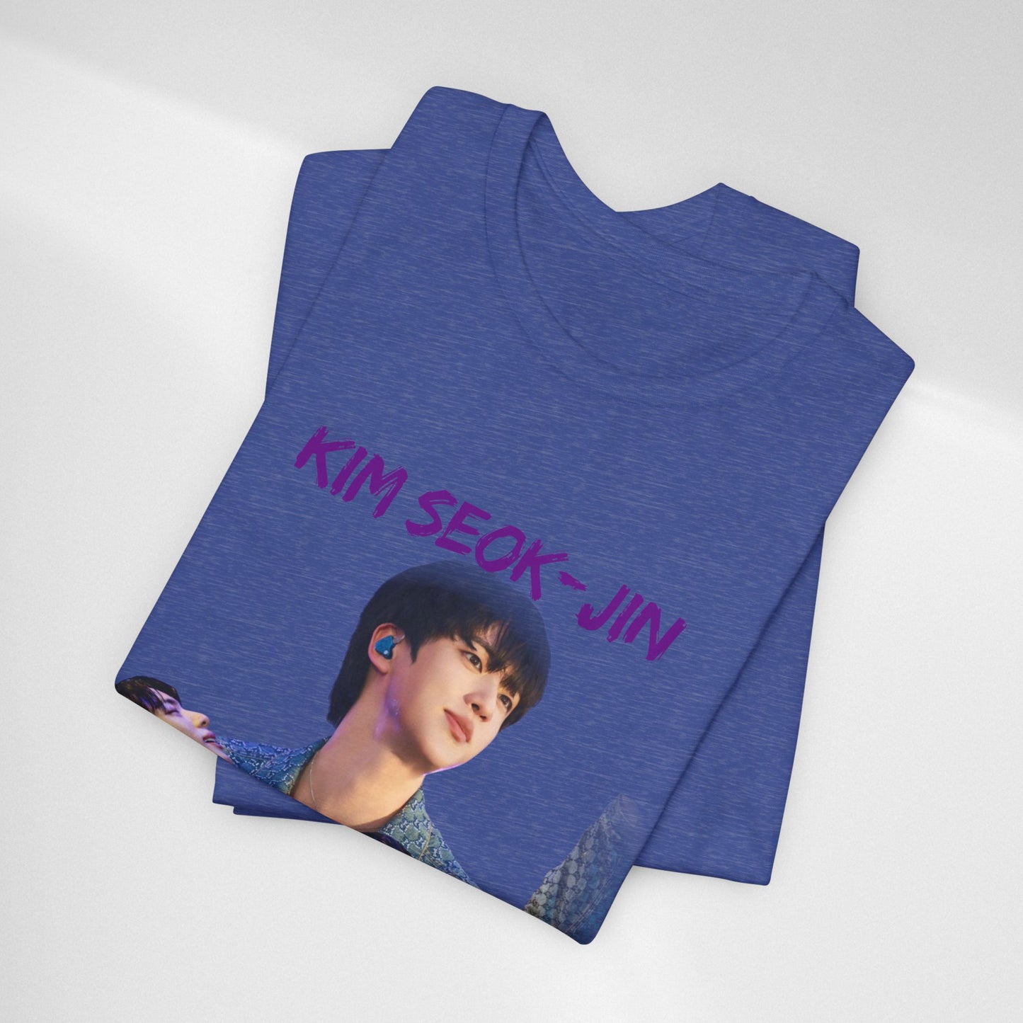 K-Pop Idol Photo Tee — 'Kim Seok-Jin' Graphic T-Shirt