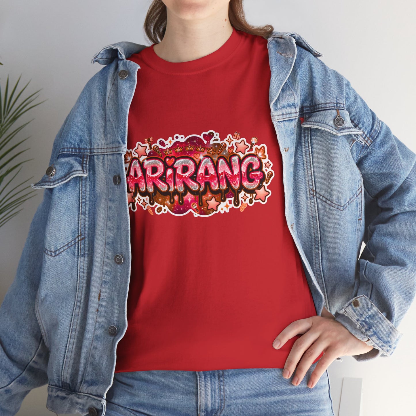 BTS Arirang Floral Graphic Tee - Korean Music Tribute Shirt