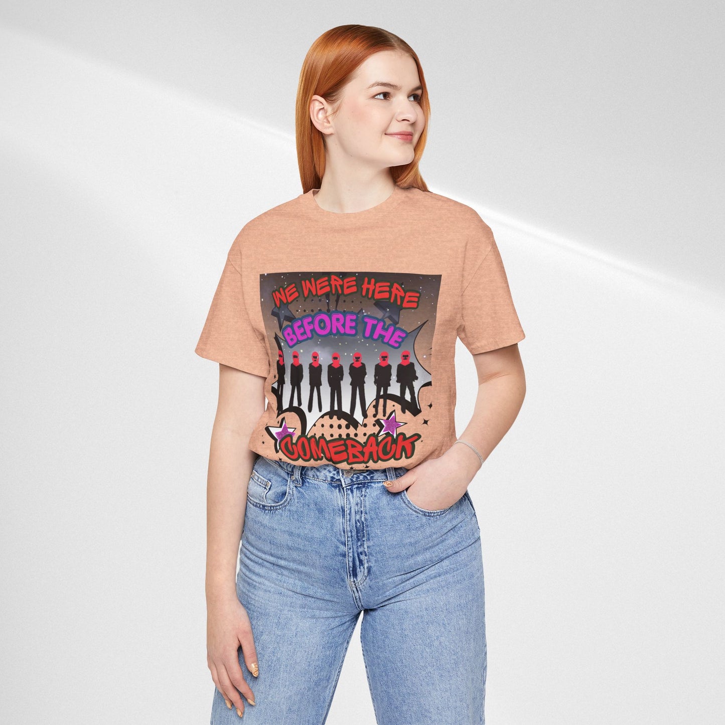 T‑Shirt — 'We Were Here Before the Comeback' Retro Pop Concert Tee