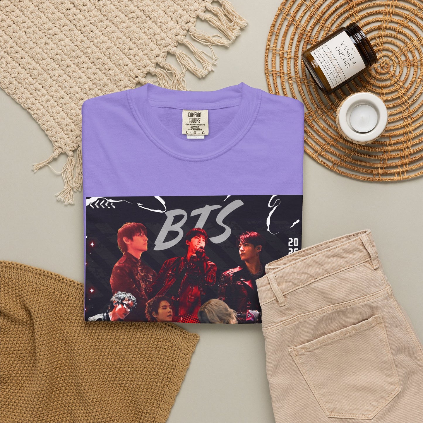 BTS ARIRANG Graphic T-Shirt — "Arirang" BTS Style Concert Tee