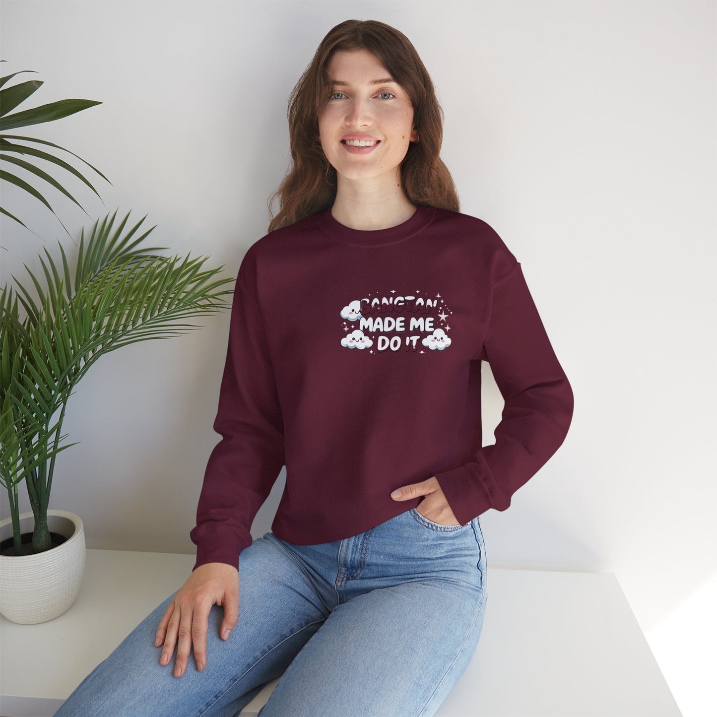 Crewneck Sweatshirt — "Bangtan Made Me Do It" K-Pop BTS Fan Pullover